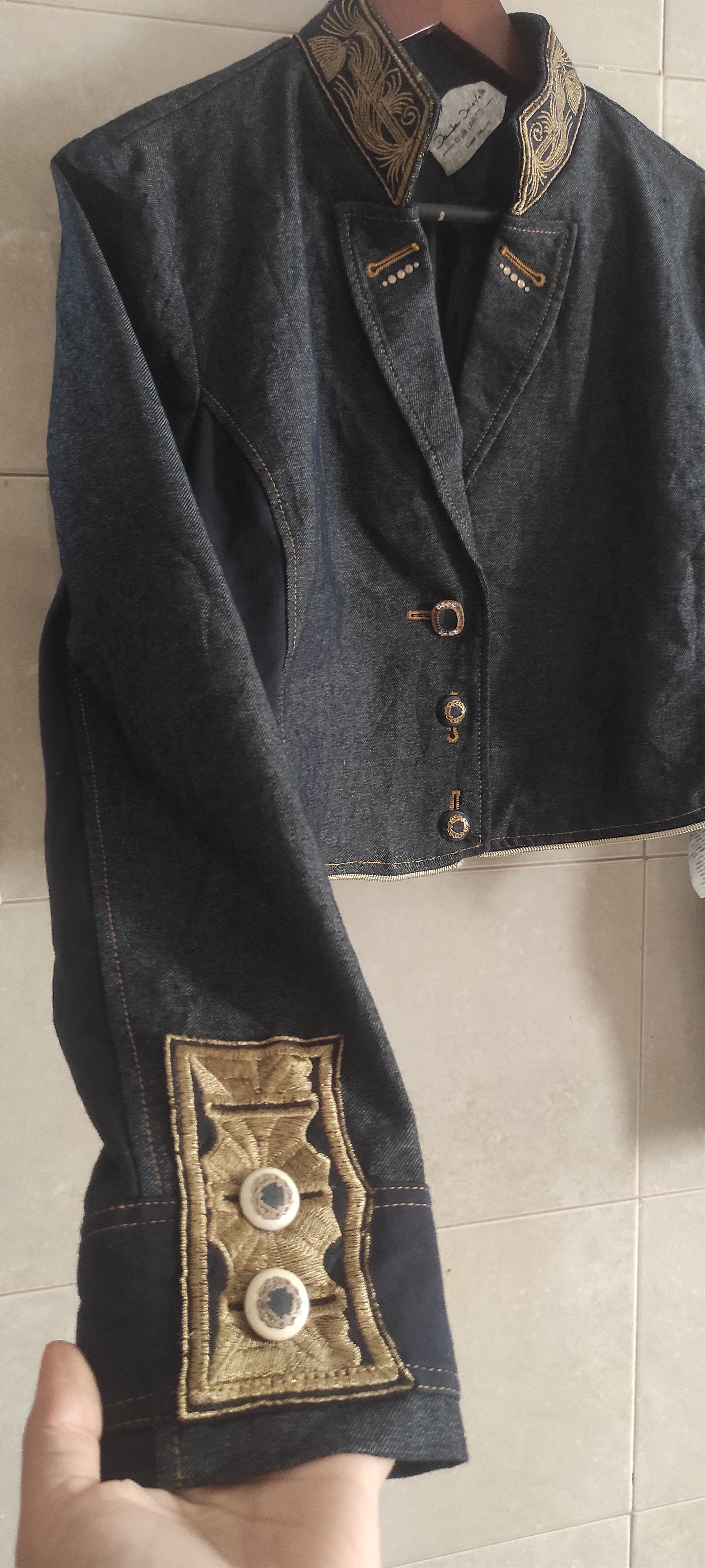 Elisa Cavaletti Elisa Cavaletti Daniela Dalla Valle Denim Jacket Size M / US 6-8 / IT 42-44 - 24 Thumbnail