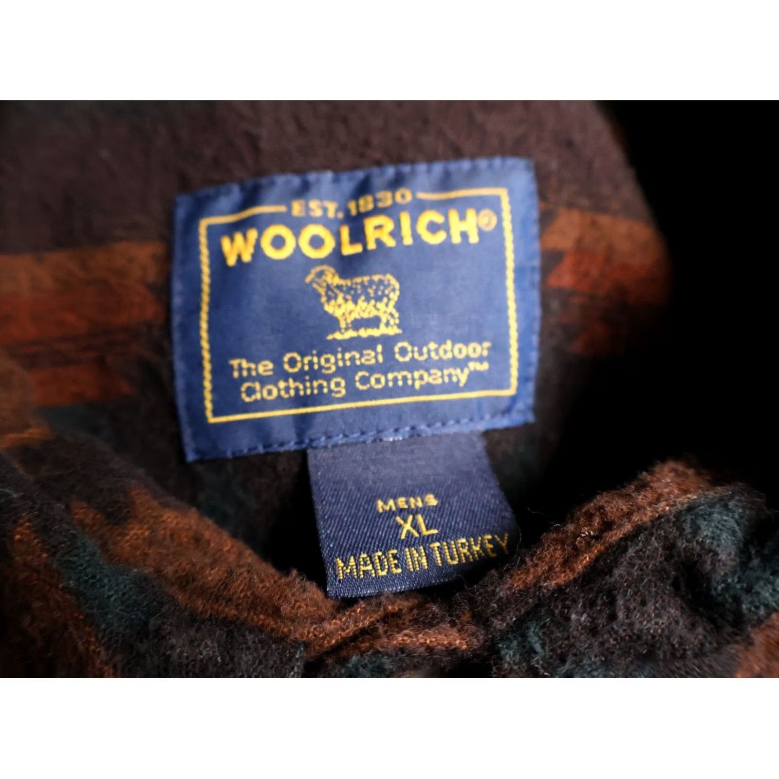 Vintage VINTAGE Woolrich Aztec Pattern Flannel Shirt Mens XL Brown Dark Green Geometric Tribal Size US XL / EU 56 / 4 - 3 Thumbnail