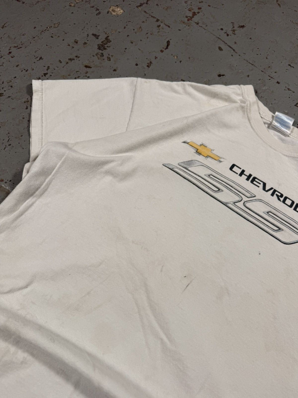 Vintage Vintage Chevy SS Racing Distressed Tee Size US XL / EU 56 / 4 - 7 Thumbnail