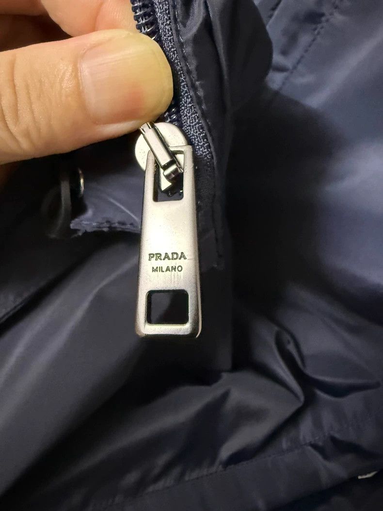 Prada Prada Classic triangle badge webbing decorative hooded casu Size US M / EU 48-50 / 2 - 4 Thumbnail