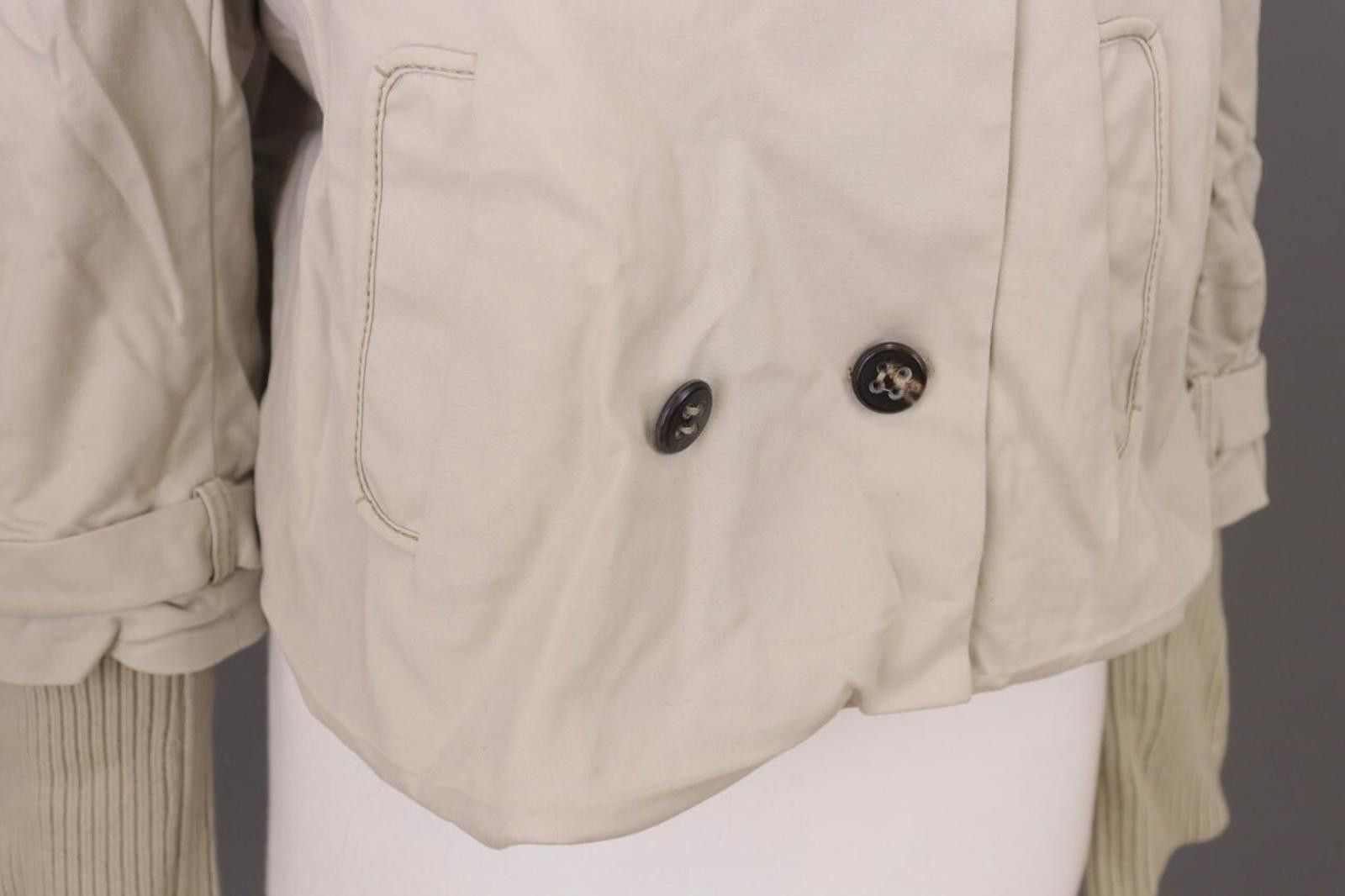 Polo Ralph Lauren Laurel Beige Double Wool Cropped Coat Jacket Size 44 Size M / US 6-8 / IT 42-44 - 8 Thumbnail