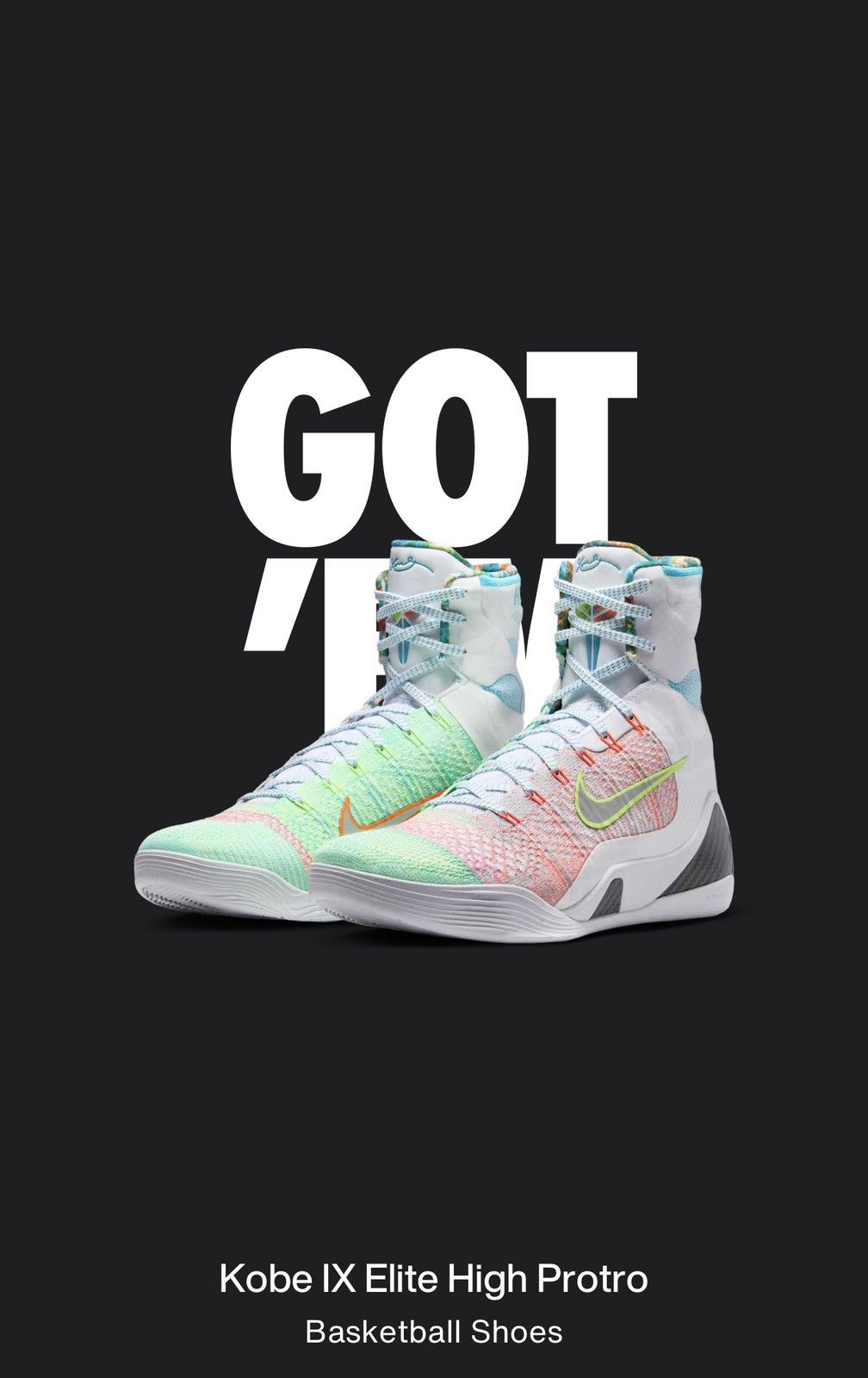 Nike Nike Kobe 9 Elite High Protro Size US 10.5 / EU 43-44 - 5 Thumbnail