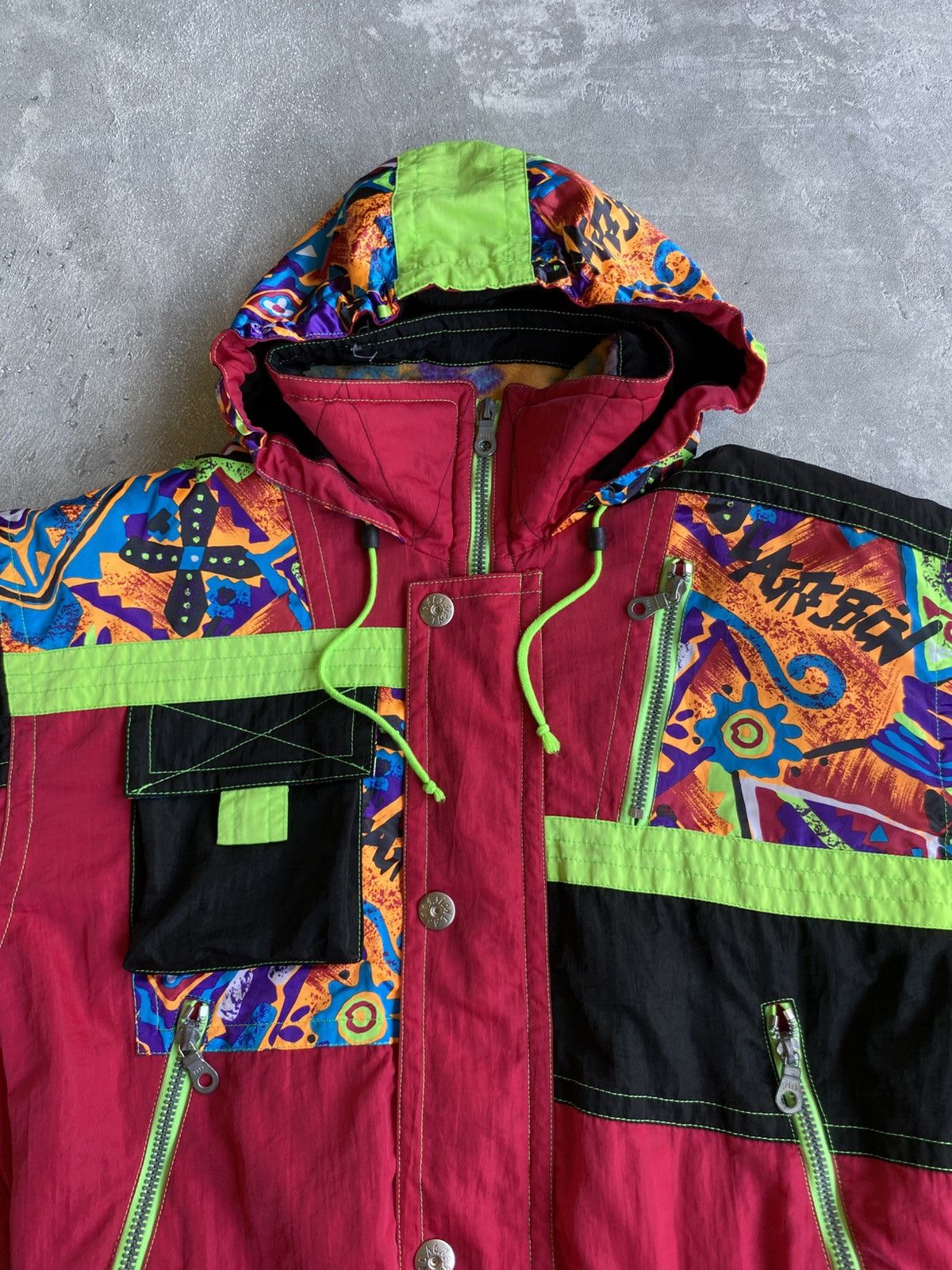 Vintage Vintage L’agression SKI Jacket Size US L / EU 52-54 / 3 - 3 Thumbnail