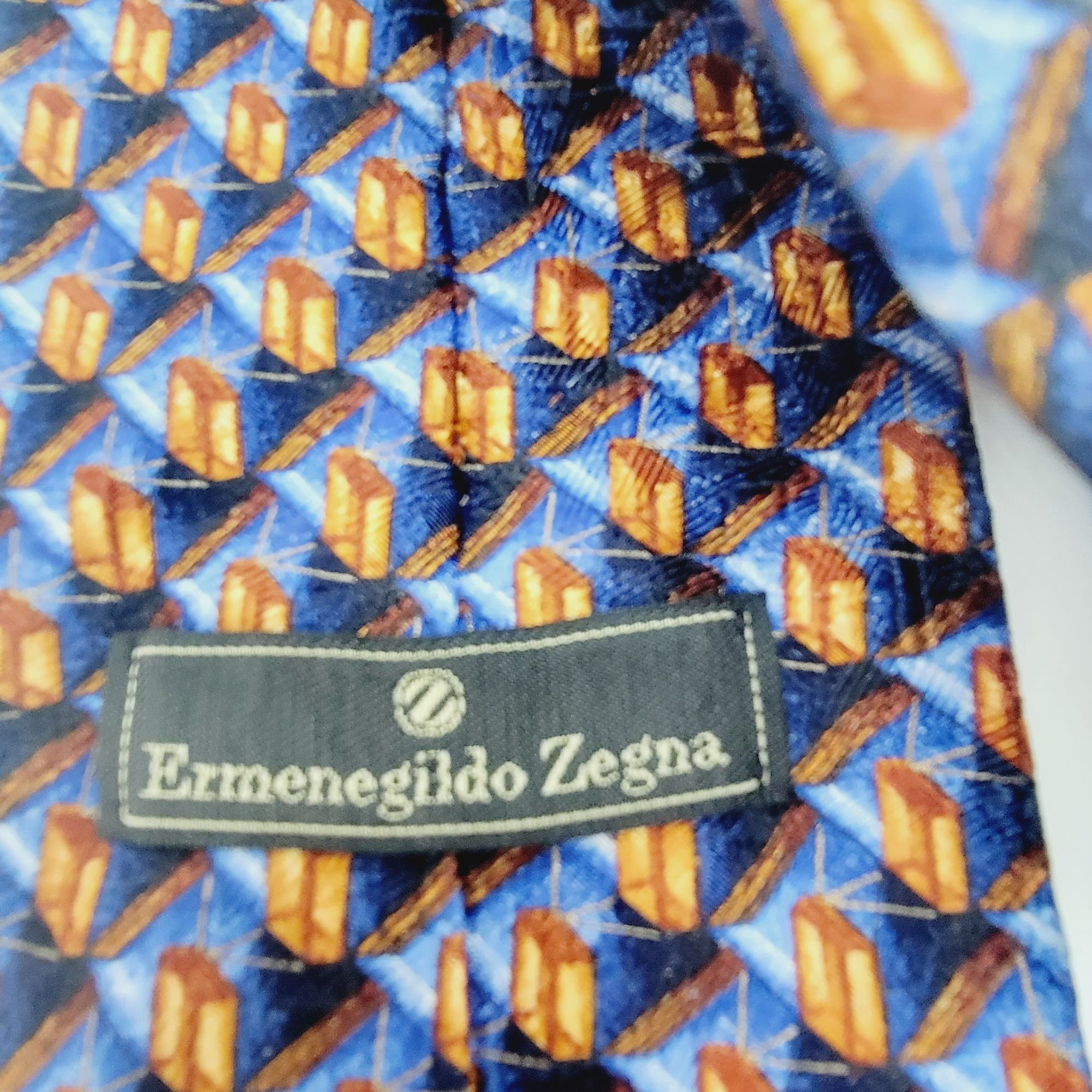 Ermenegildo Zegna ⭐Ermenegildo Zegna Vintage Men's Tie Made in Italy Exclusive Size ONE SIZE - 2 Thumbnail