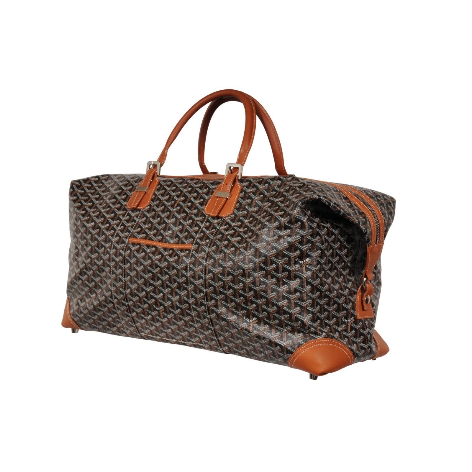 Goyard Boeing 55 Duffle Bag Brown Black Travel Carry On Week Size ONE SIZE - 9 Thumbnail