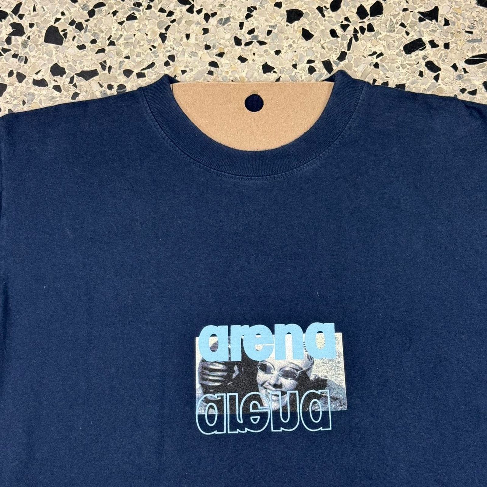 Vintage VINTAGE Y2K ARENA SWIMWEAR PHOTO LOGO TEE: Size US L / EU 52-54 / 3 - 1 Thumbnail