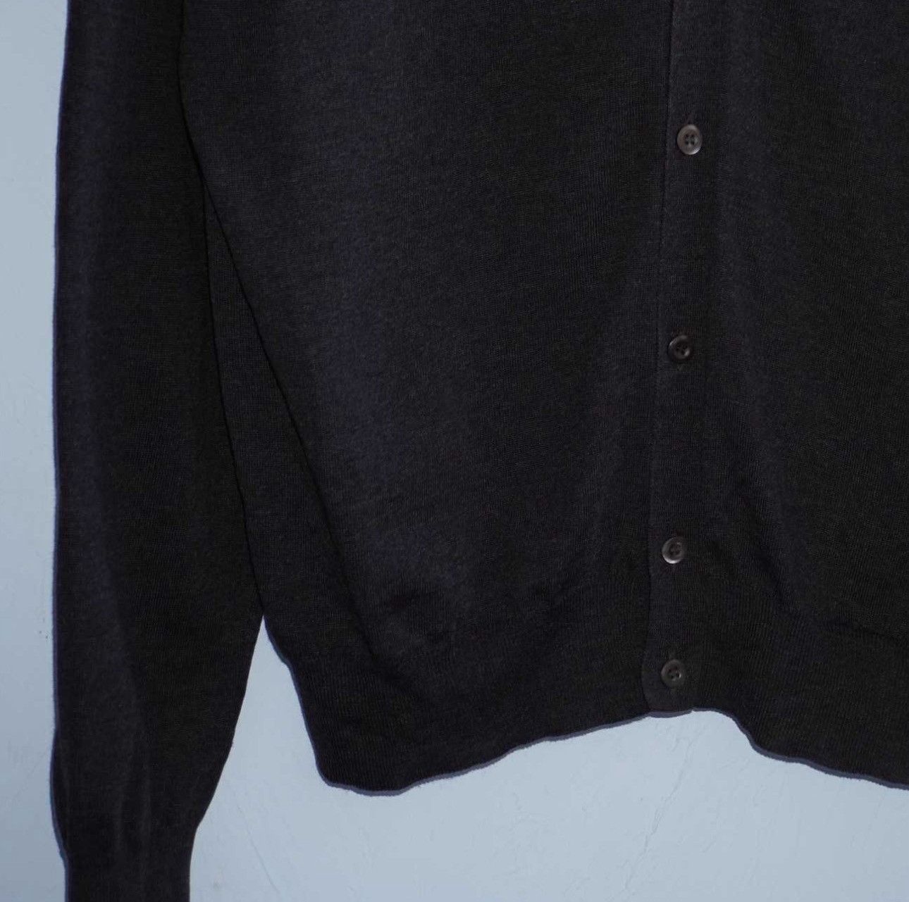 Prada PRADA SS2021 Gray Wool Cardigan Raf Simons Sweater Black tag Size US M / EU 48-50 / 2 - 4 Thumbnail