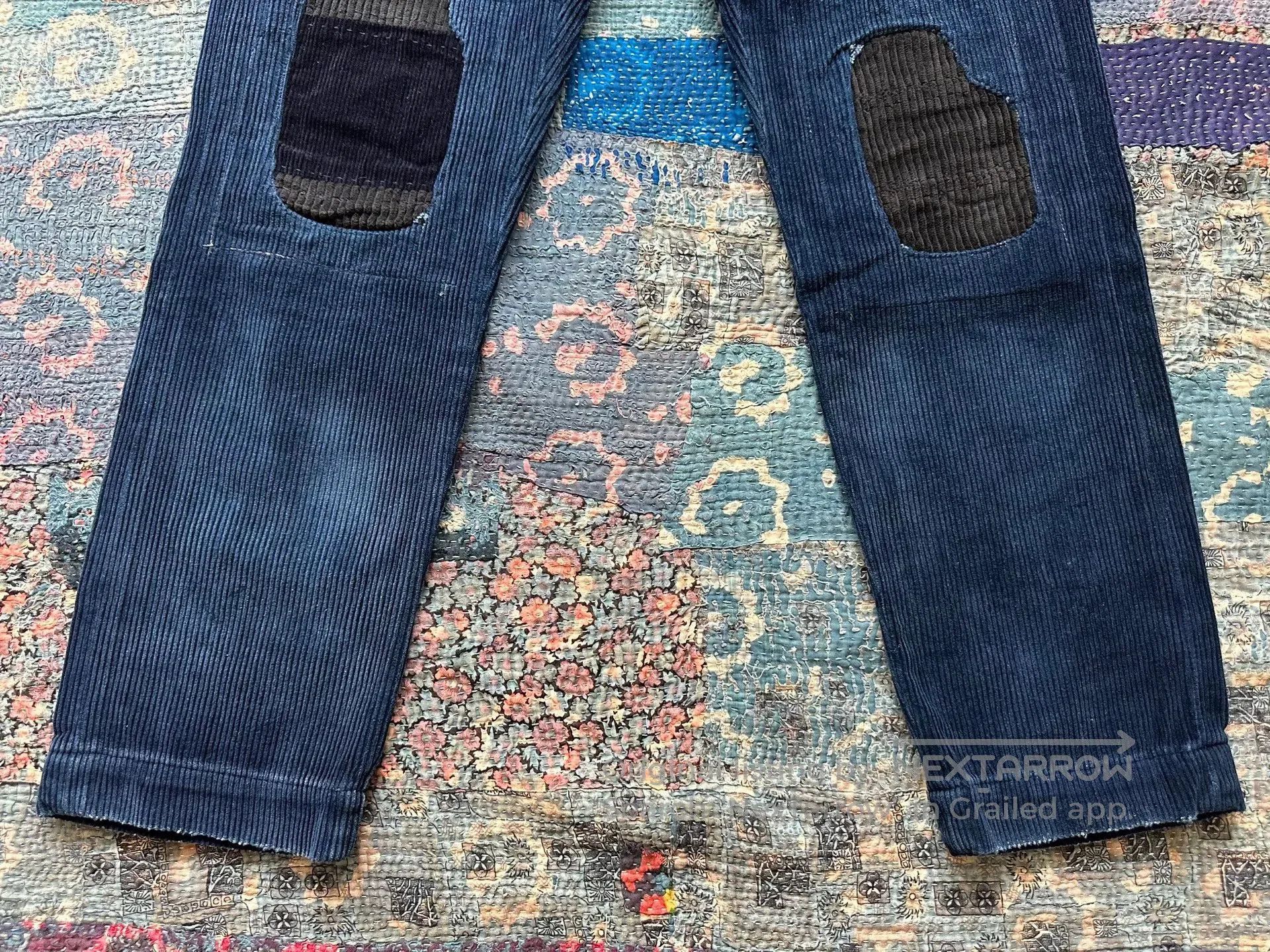 RRL Ralph Lauren RRL Blue Dyed Corduroy Pants. Size US 30 / EU 46 - 4 Thumbnail