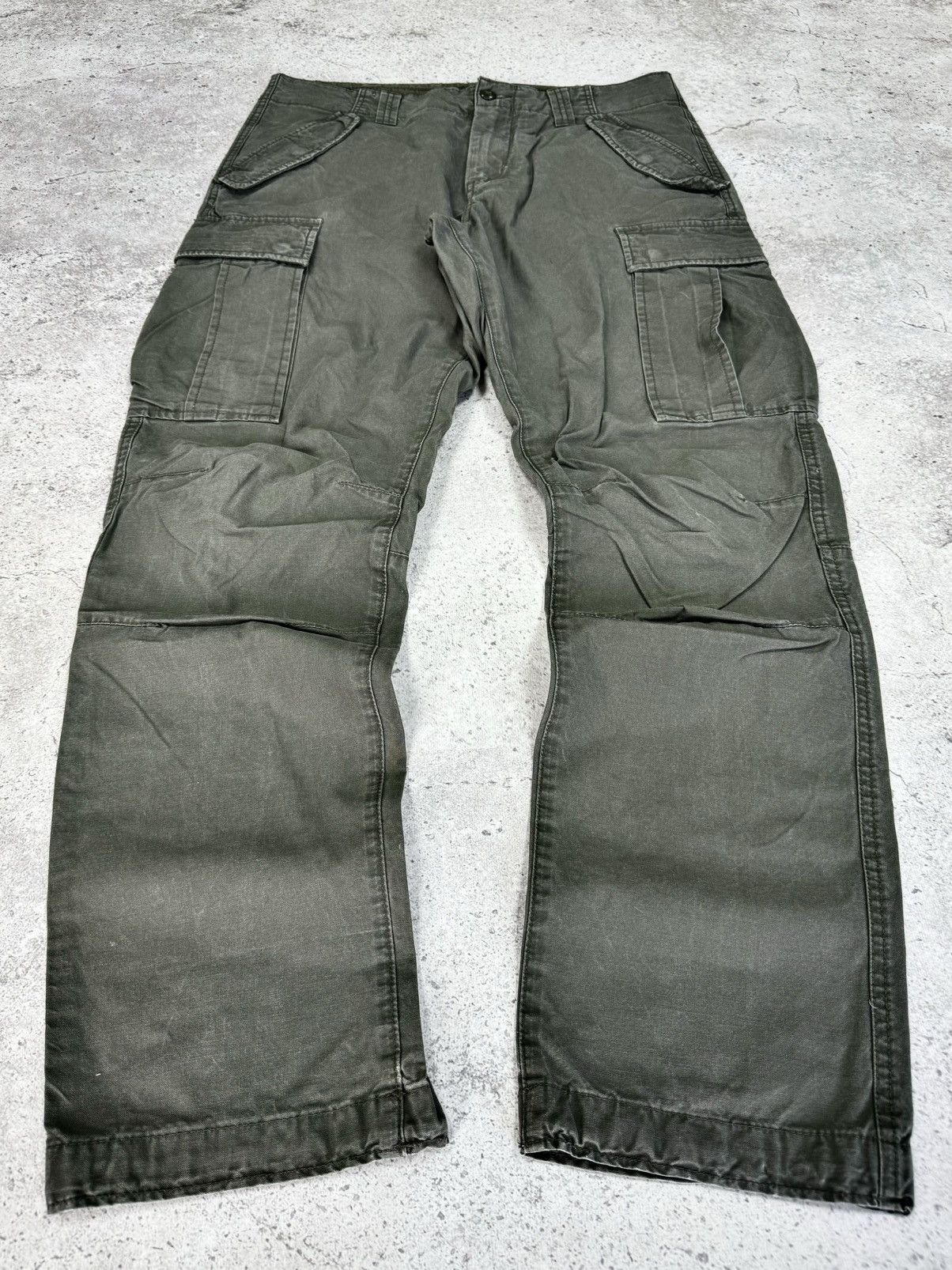 Japanese Brand Vintage Faded Cargo Julius LGB Carhartt Style Jeans Size US 30 / EU 46 - 1 Thumbnail