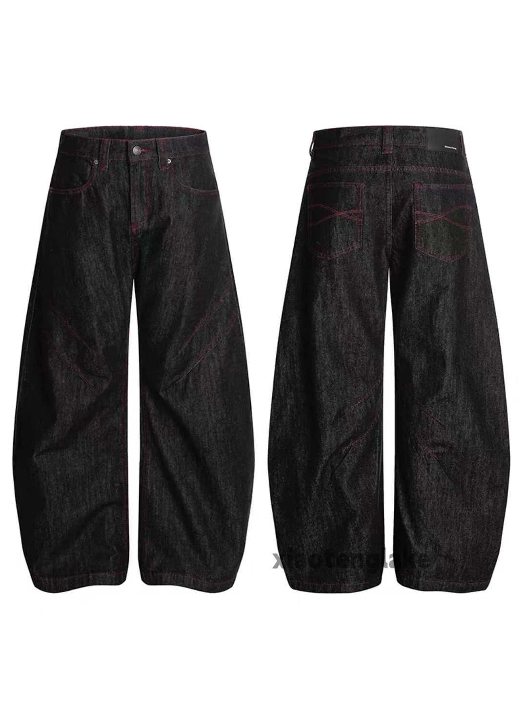 Vintage Custom unisex utility punk yuppie loose baggy jeans Size US 28 / EU 44 - 6 Thumbnail