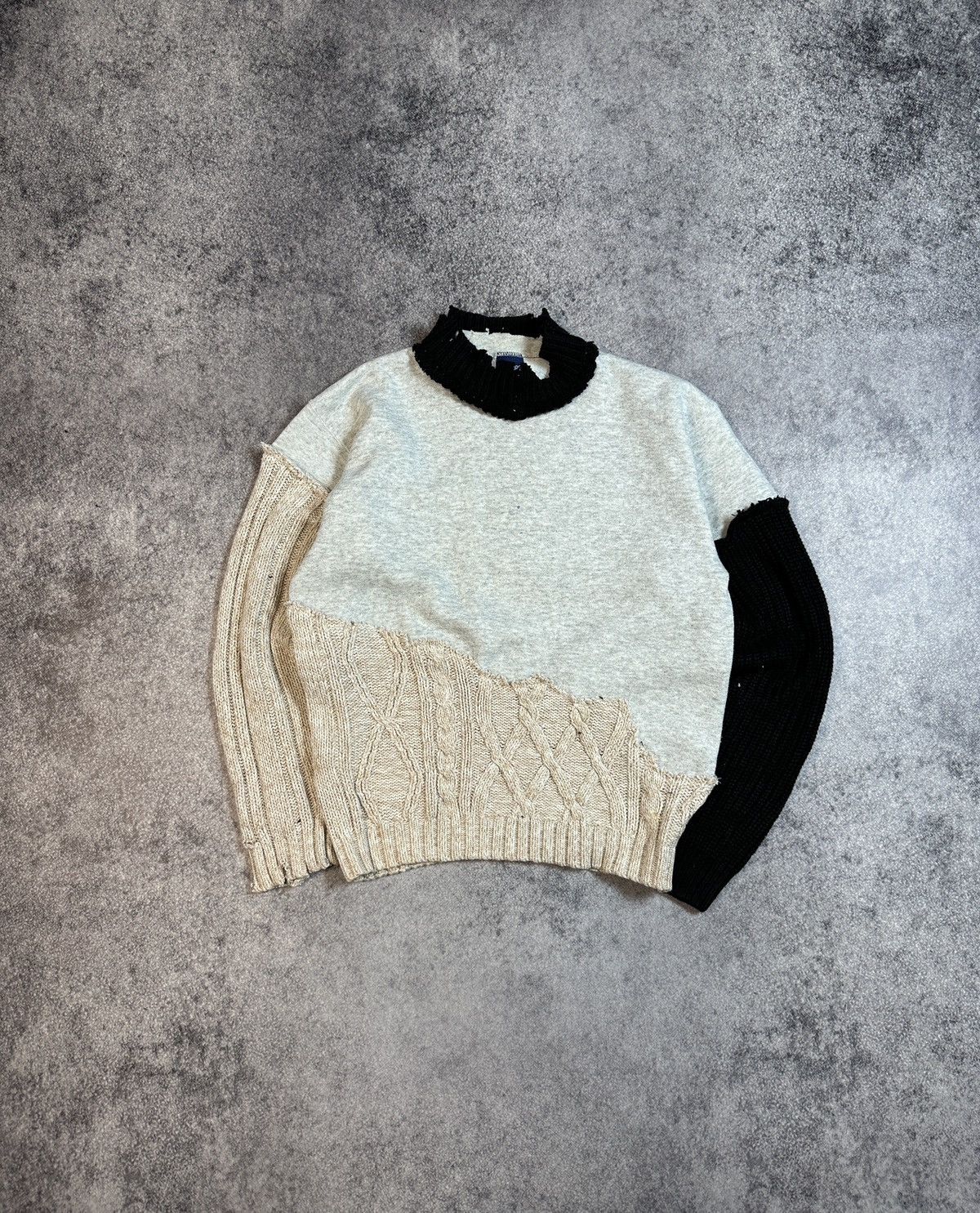 Other Y2K Custom Sweater Knit+Shirt Avant Garde Style Rare USA M Size US M / EU 48-50 / 2 - 1 Thumbnail