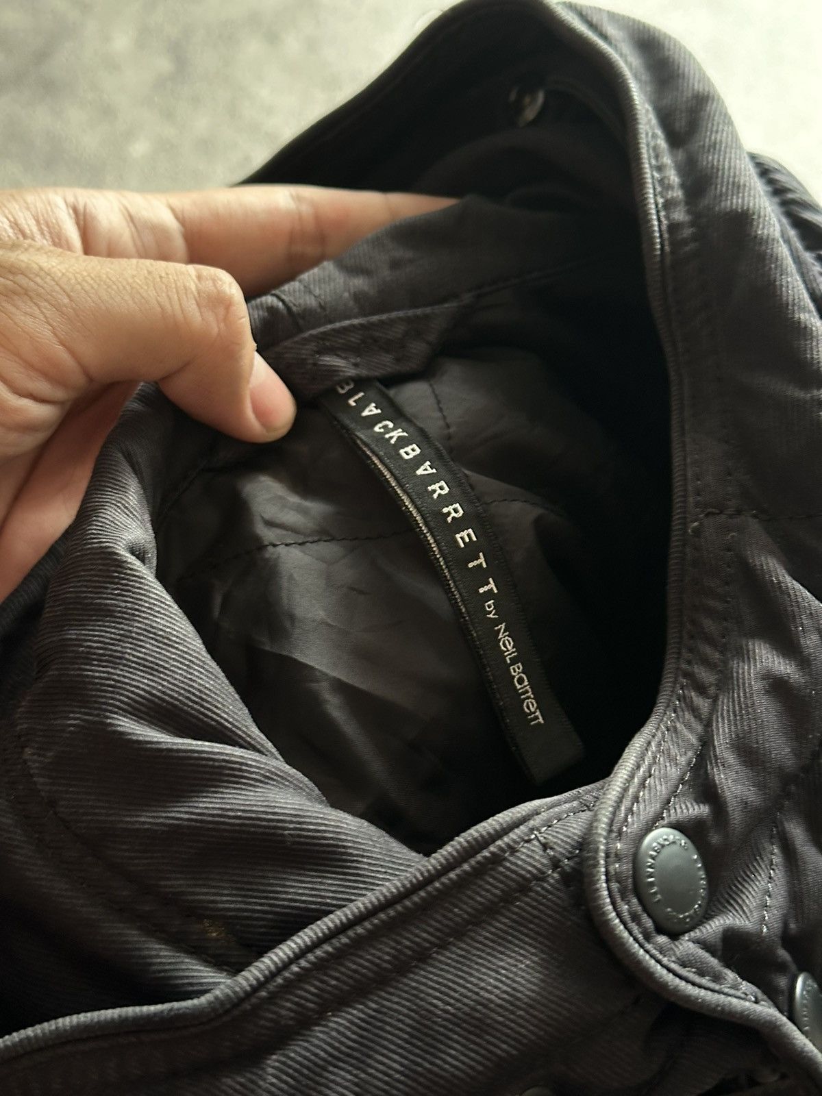 Neil Barrett Black Barret Neill Barret Coated Hooded Multipocket Jacket Size US S / EU 44-46 / 1 - 10 Thumbnail