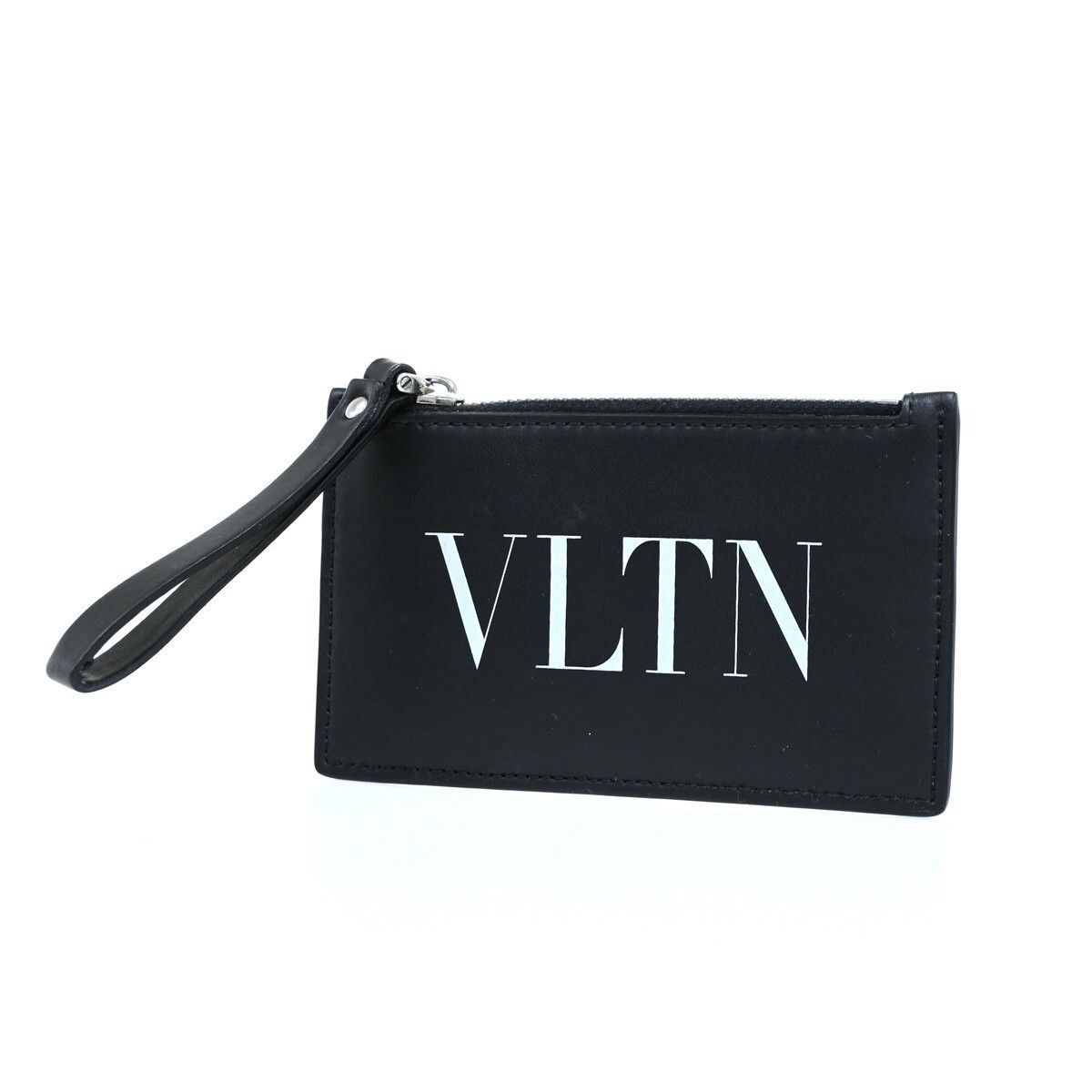 Valentino Valentino Garavani VLTN Zip Card Holder Leather Size ONE SIZE - 1 Thumbnail