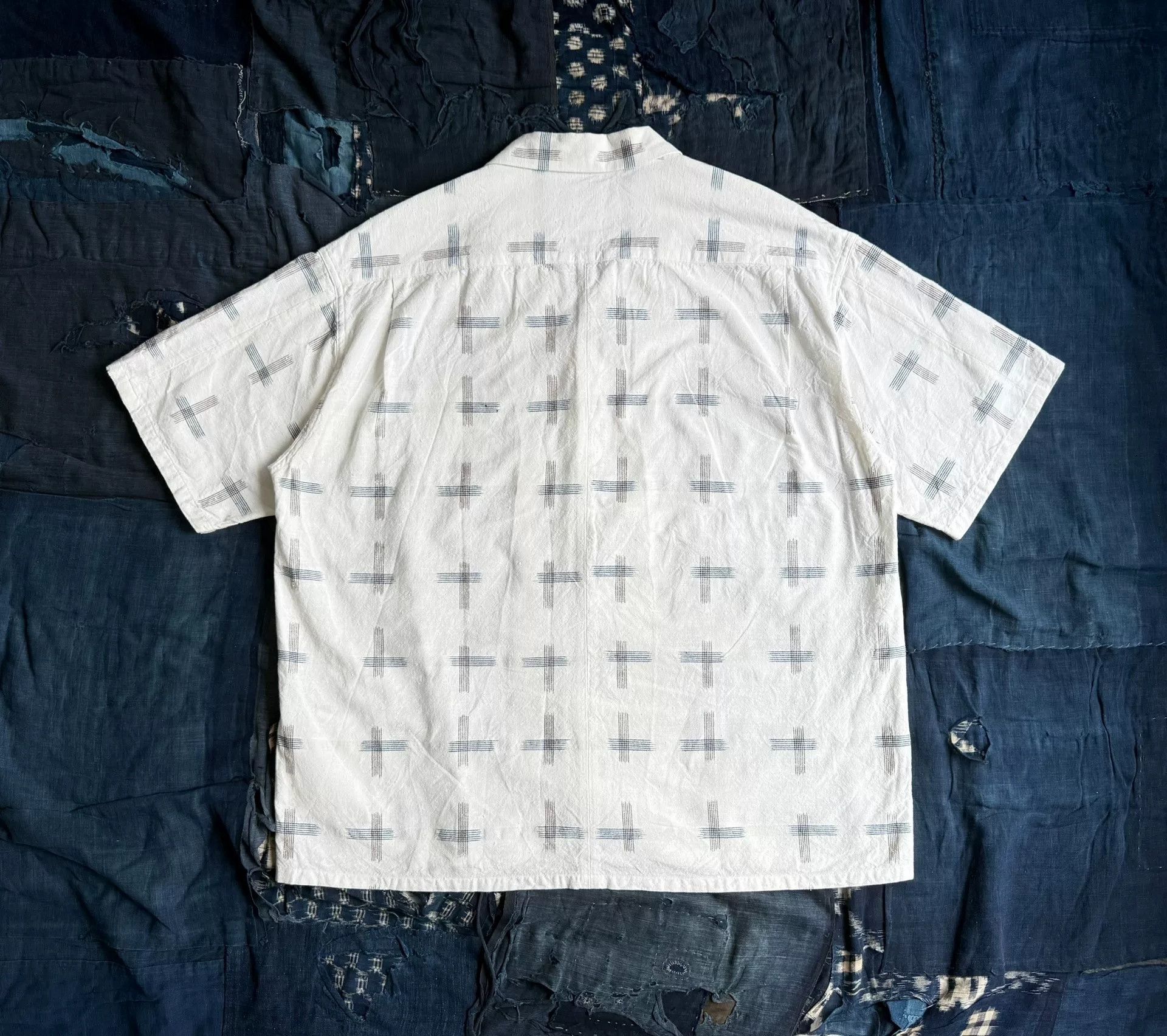 Visvim VISVIM 22SS WALLIS SHIRT S/S KASURI Size US L / EU 52-54 / 3 - 3 Thumbnail