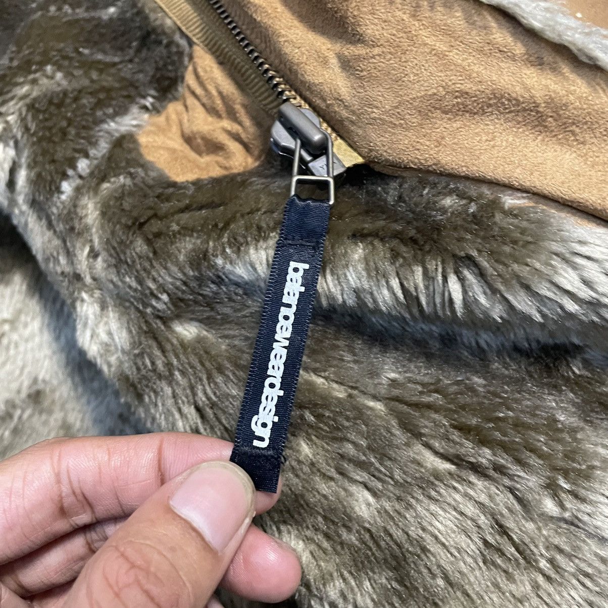 Issey Miyake 🇯🇵 BALANCE WEAR DESIGN VELVET FUR RACOON JACKET Size US L / EU 52-54 / 3 - 13 Thumbnail