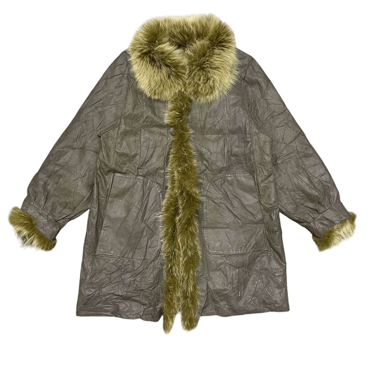 Hysteric Glamour Vintage Fox Fur Leather Jacket Reversible Rare Size US M / EU 48-50 / 2 - 9 Thumbnail