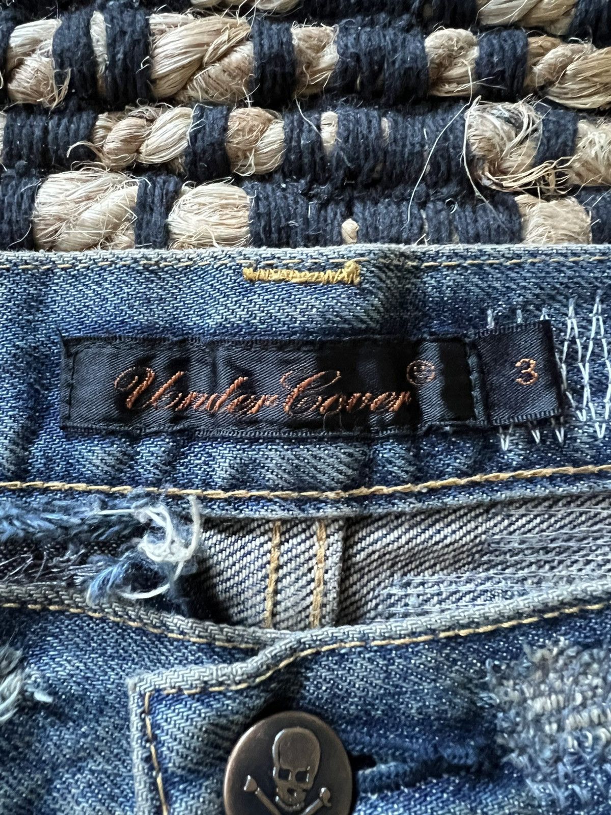 Undercover Undercover AW05 “Arts & Crafts” Blue 85 Denim Size US 31 - 15 Thumbnail