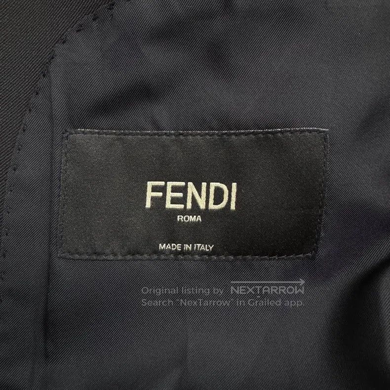 Fendi Fendi size 56 Little Devil Suit Jacket Size 36S - 2 Thumbnail