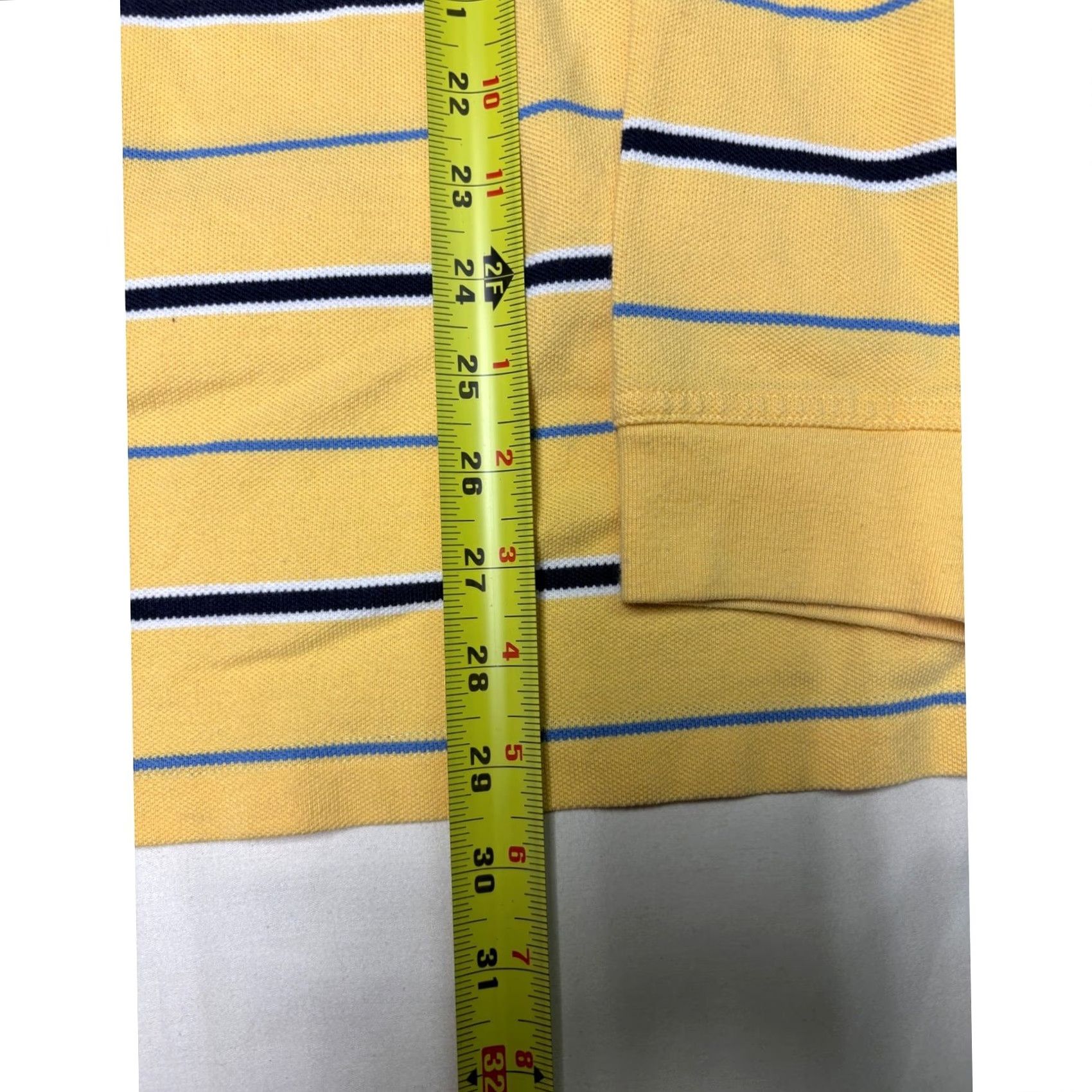 Brooks Brothers Brooks Brothers Polo Mens Striped Long Sleeve Shirt XL Yellow Blue 346 Preppy Cotton Button-Down Collar Classic Fit Logo Size US XL / EU 56 / 4 - 6 Thumbnail