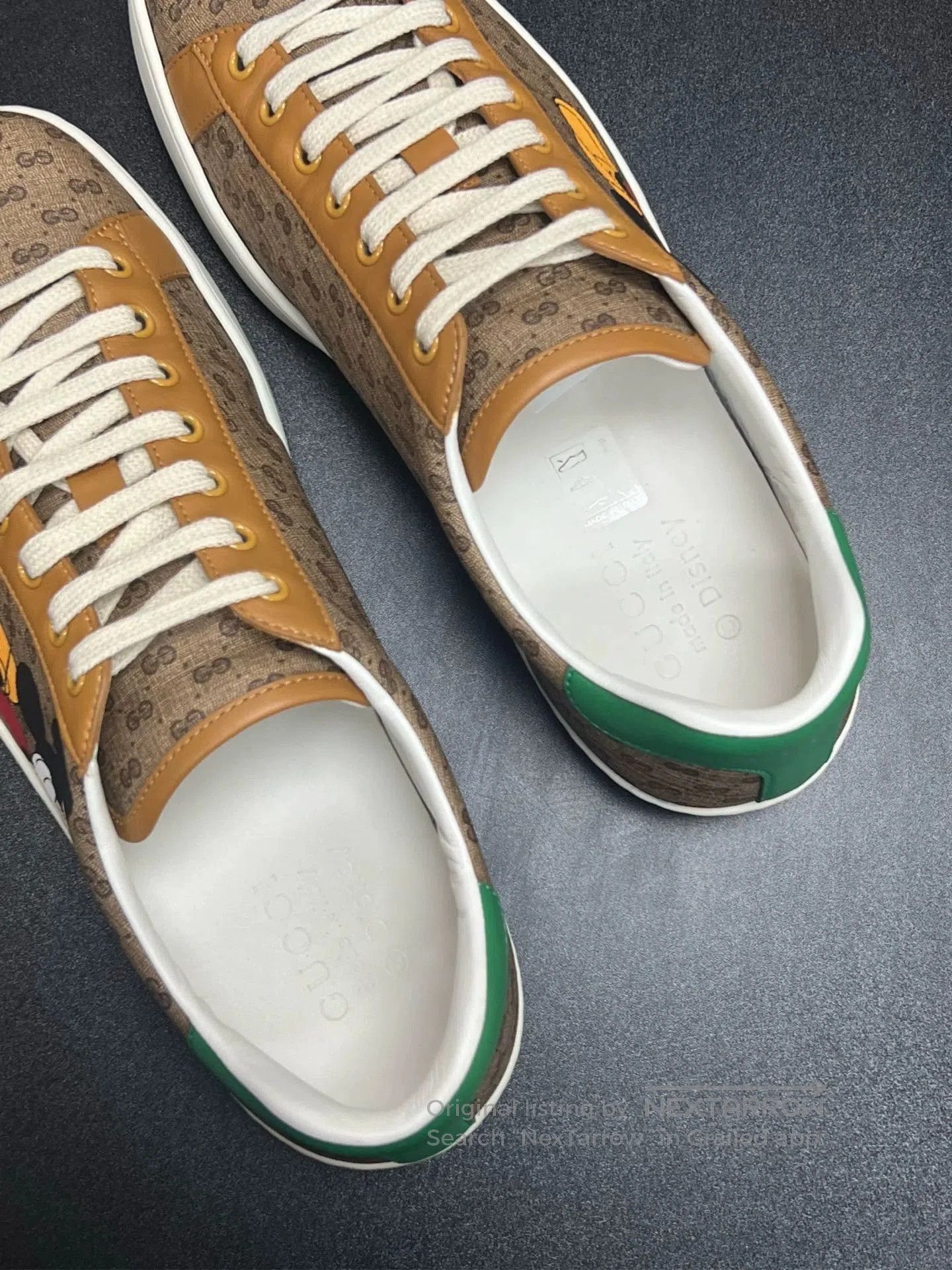 Gucci gucci disney ace brown sneakers size 43. Size US 10 / EU 43 - 4 Thumbnail