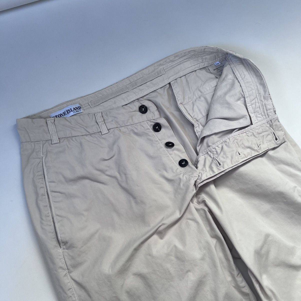 Vintage Stone Island vintage SS2002 chino pants Size US 33 - 4 Thumbnail