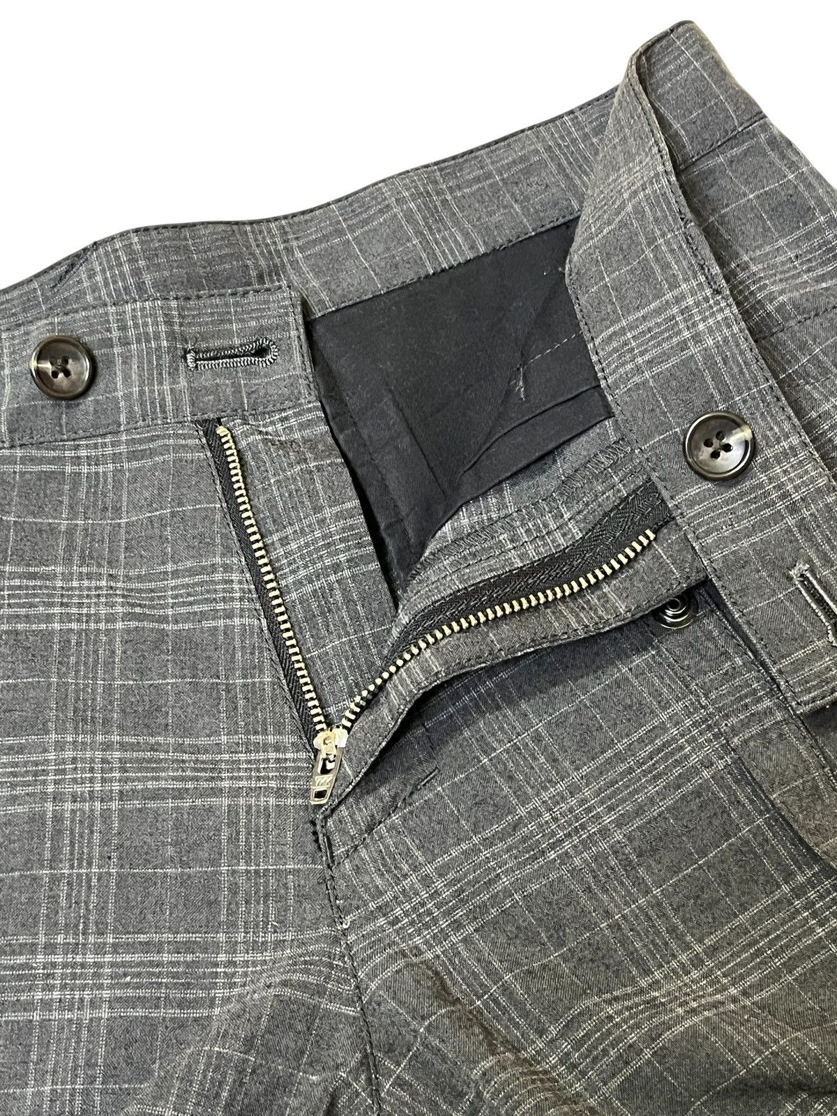 Punk and Yo JAPANESE COMME CA COMMUNE CHECKERED GOTHIC PUNK STYLE PANT Size US 31 - 11 Thumbnail