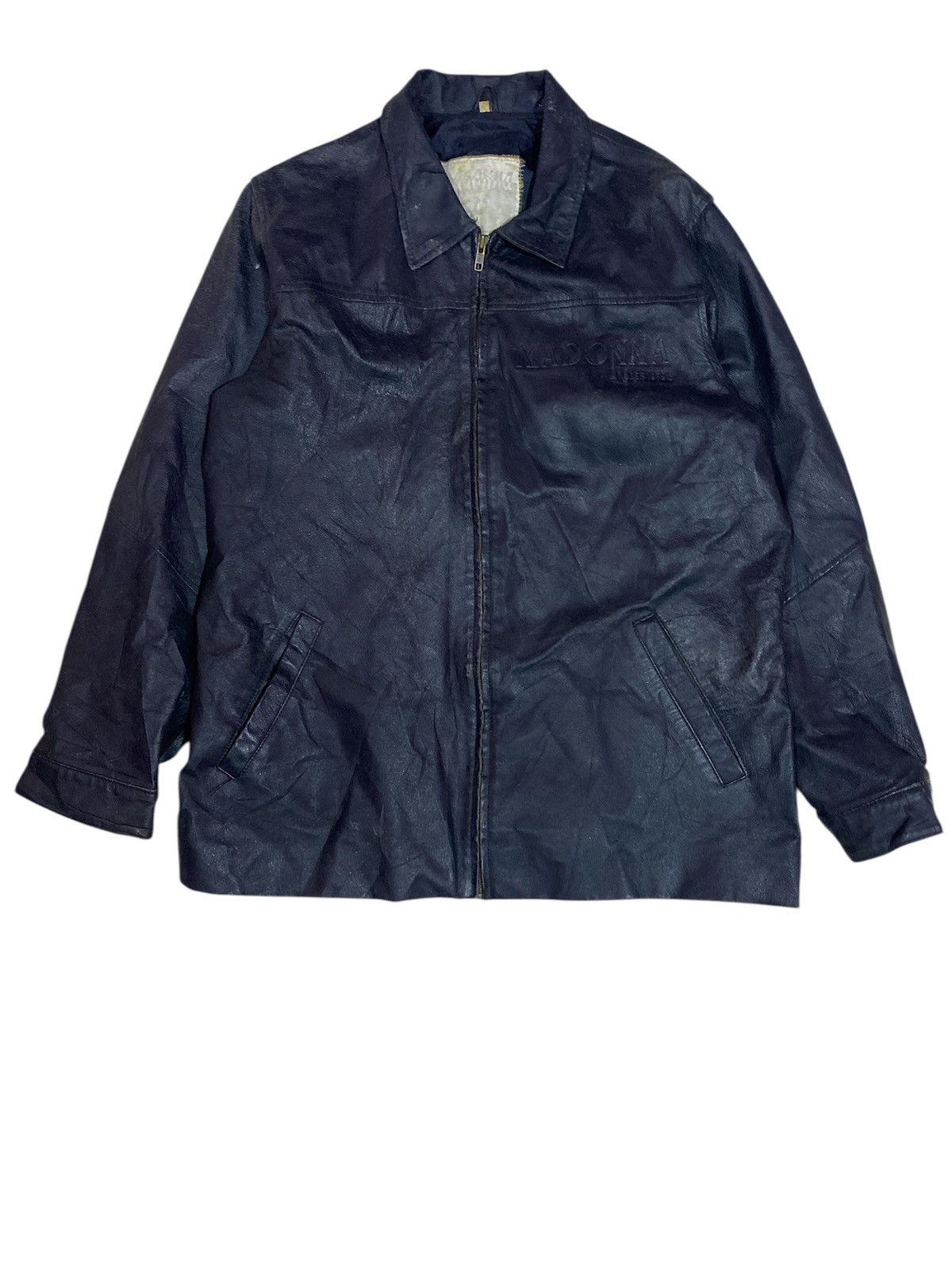 Japanese Brand Madonna Nudes 1979 Pig Nappa Leather Jacket Size US L / EU 52-54 / 3 - 1 Thumbnail