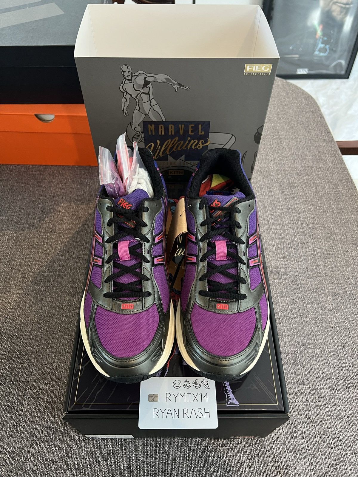 Asics × Kith × Marvel Comics Kith Asics Gel-1130 Marvel Villains “Magneto” (no comic) Size US 11 / EU 44 - 3 Thumbnail