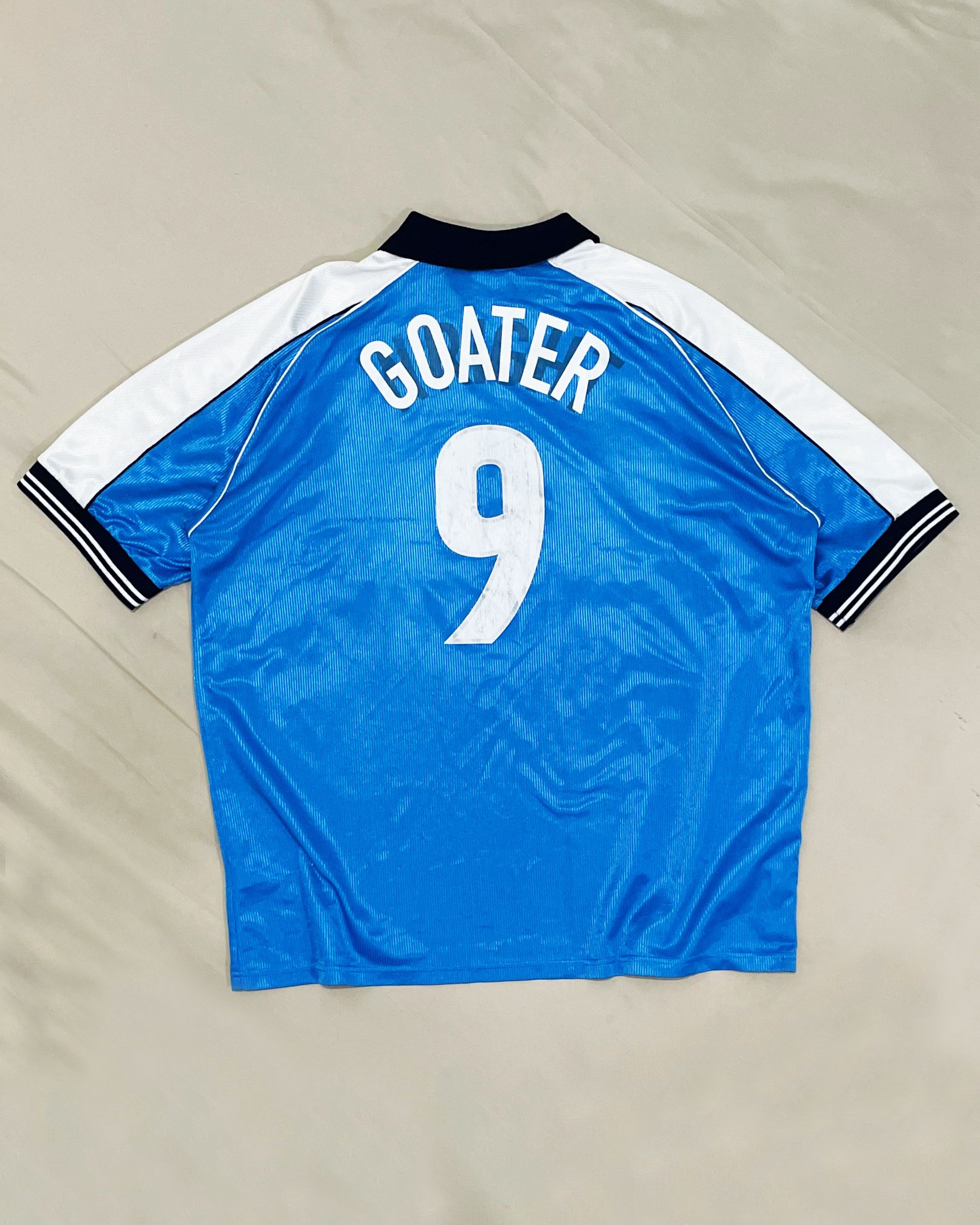 Le Coq Sportif Manchester City Home Kit 1999 2000 2001 Size US XXL / EU 58 / 5 - 2 Thumbnail