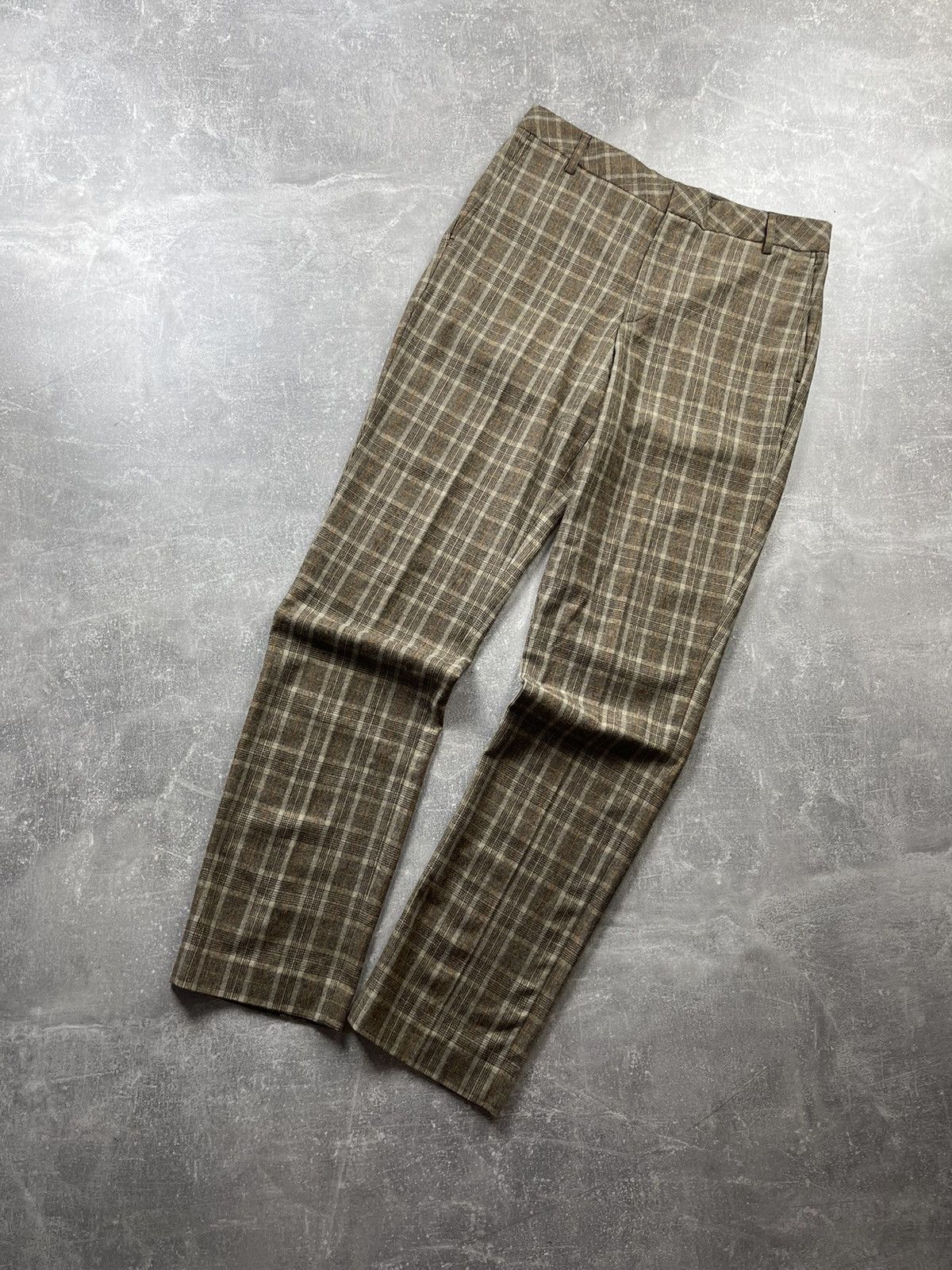Ted Baker Ted Baker London Plaid Wool Trousers ailored Check Pants Size US 30 / EU 46 - 1 Thumbnail