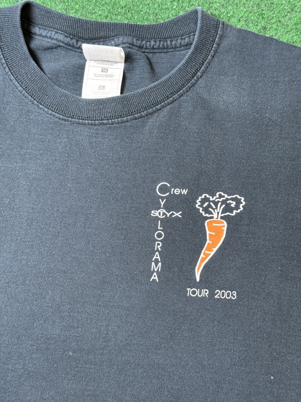 Band Tees × Vintage Vintage Y2K Styx Concert Tour Crew XL Cyclorama T Shirt Size US XL / EU 56 / 4 - 2 Thumbnail
