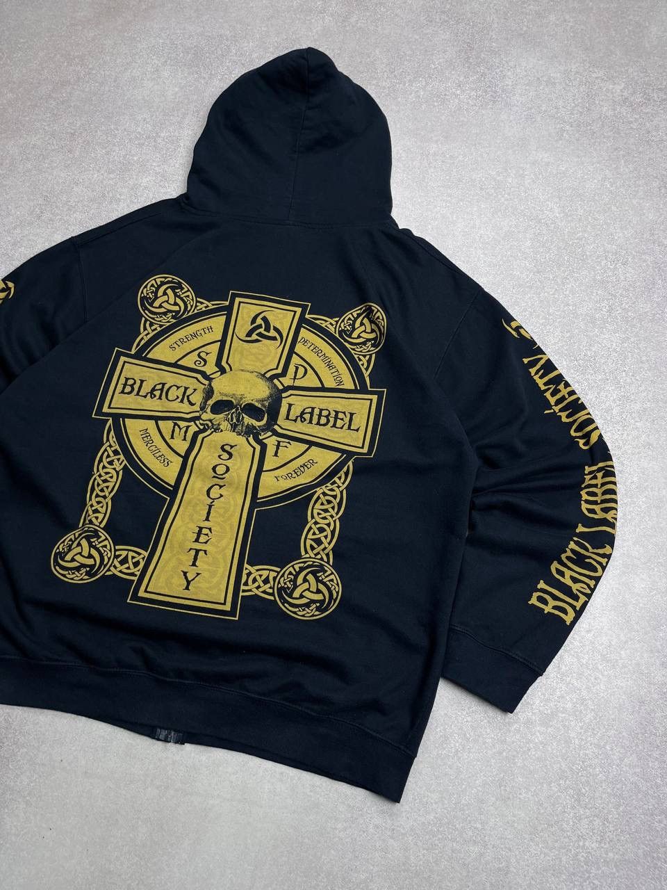 Vintage Vintage BLS Black Label Society Archival Boxy Zip Hoodie XL Size US XL / EU 56 / 4 - 7 Thumbnail
