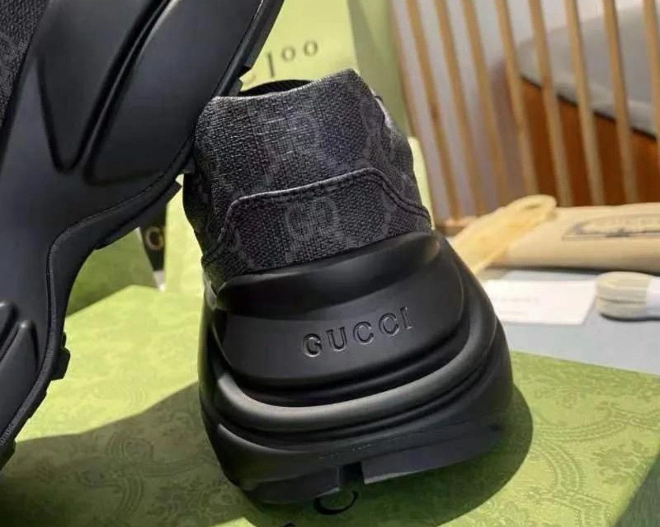 Gucci Monogram Rhyton Sneakers Size US 11 / EU 44 - 2 Thumbnail