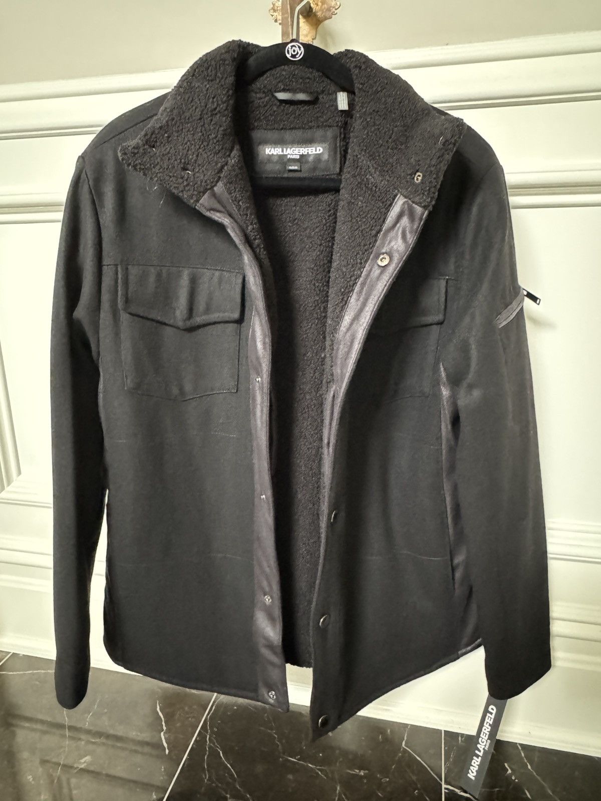 Karl Lagerfeld Karl Lagerfeld Fur heavy jacket Size US M / EU 48-50 / 2 - 1 Thumbnail