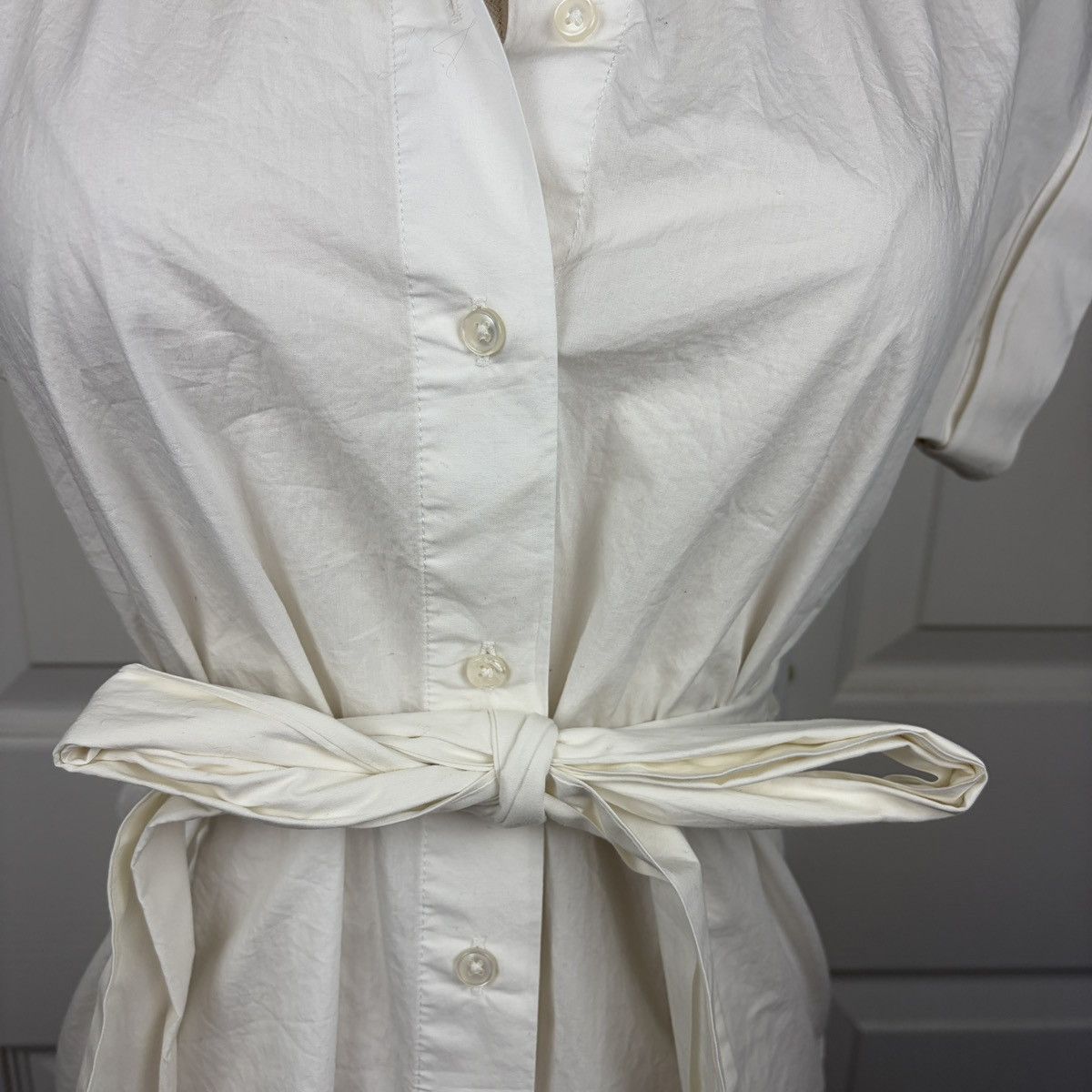 J.Crew J crew white short sleeve button up shirt Size XXS / US 00 / IT 34 - 2 Thumbnail