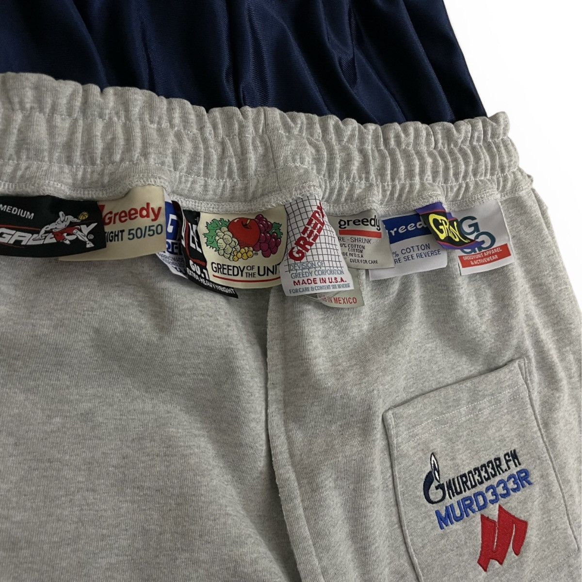 Greedy Unit × murd333r.fm Greedy Unit X Murd333r FM Sweatpants Size US 30 / EU 46 - 6 Thumbnail