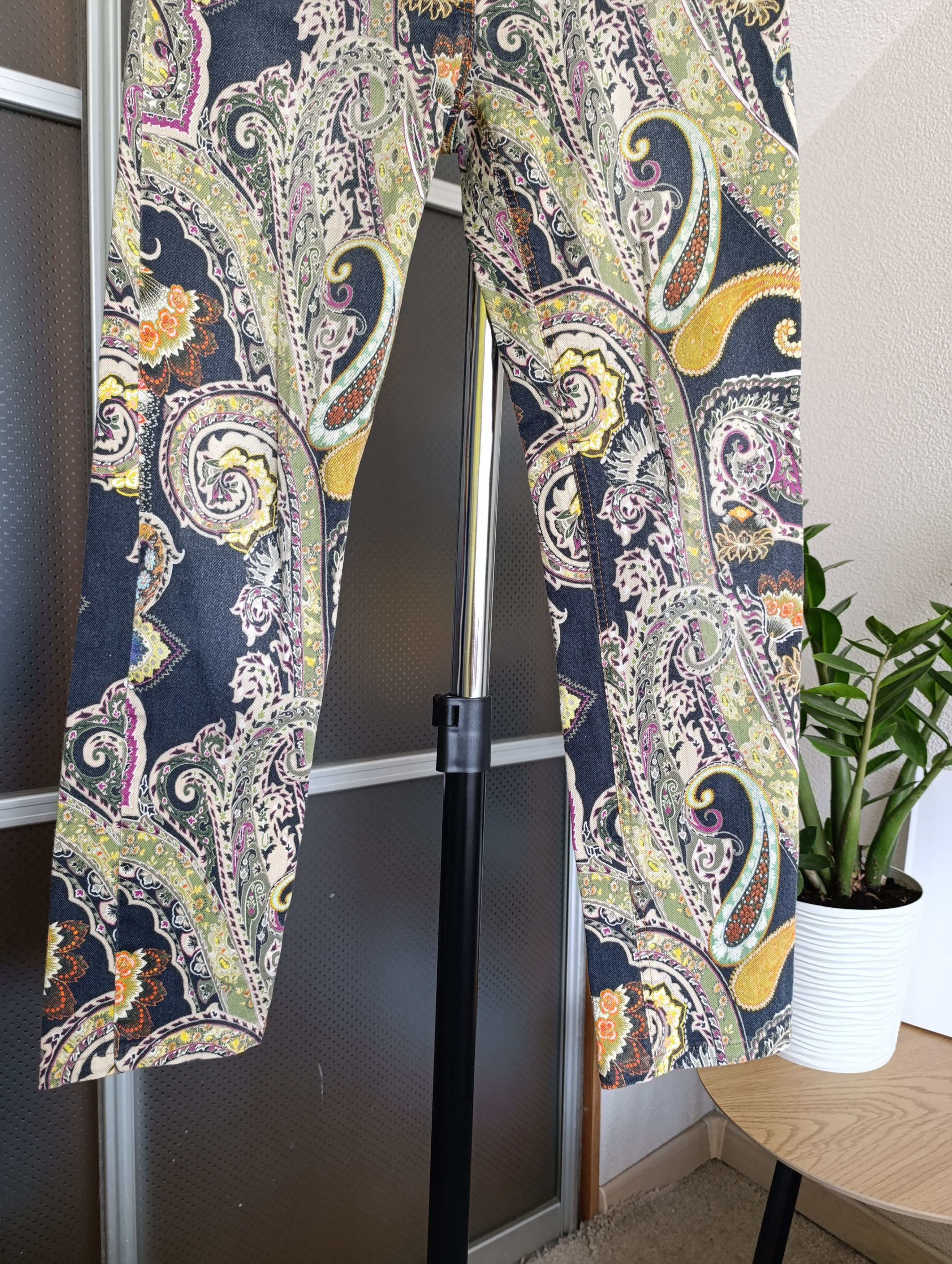 Designer × Etro Etro pailsey high-rise slim jeans floral print Size 29" - 8 Thumbnail