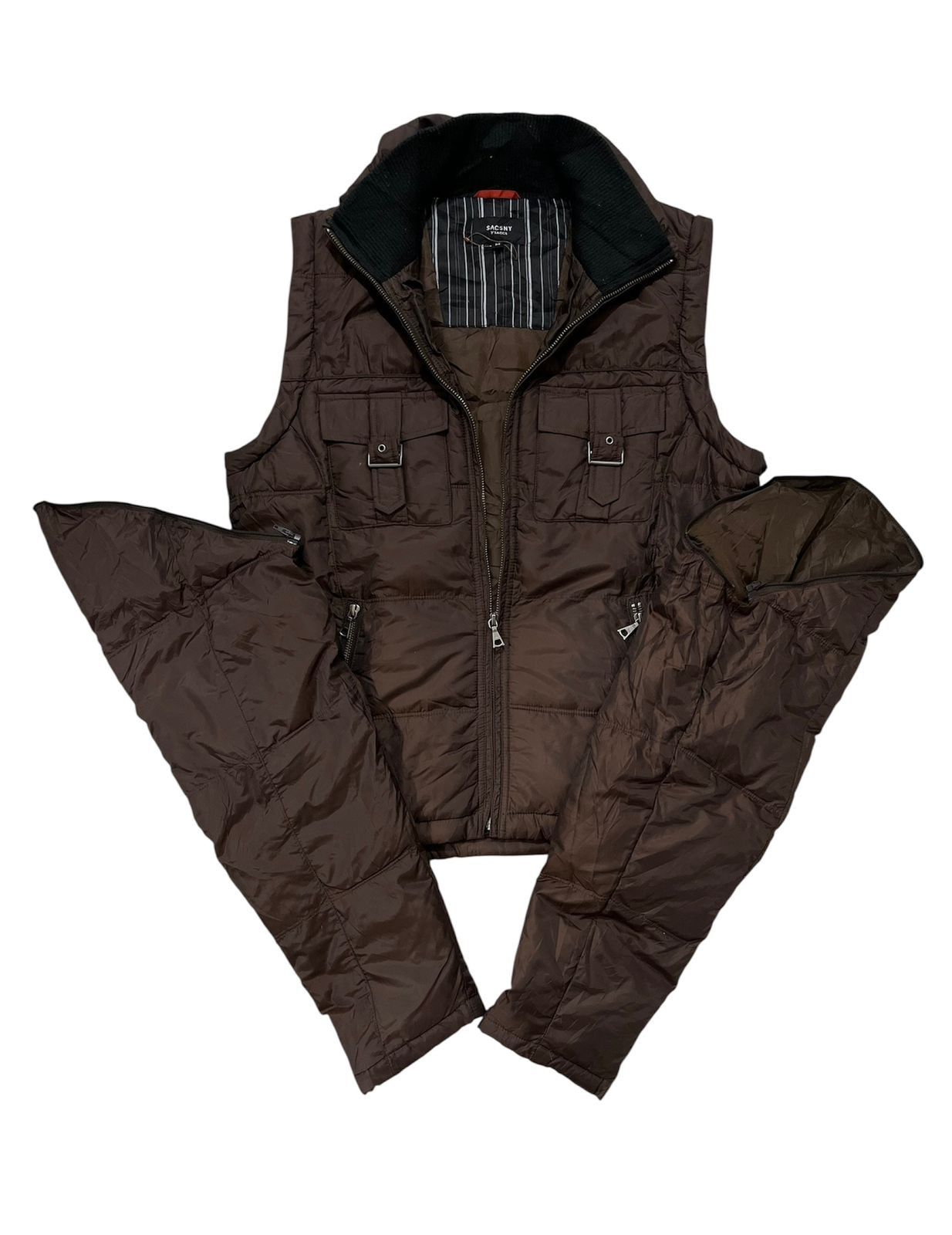 Yohji Yamamoto Vintage Y'saccs Yohji Yamamoto Two Ways Jacket Size US M / EU 48-50 / 2 - 4 Thumbnail