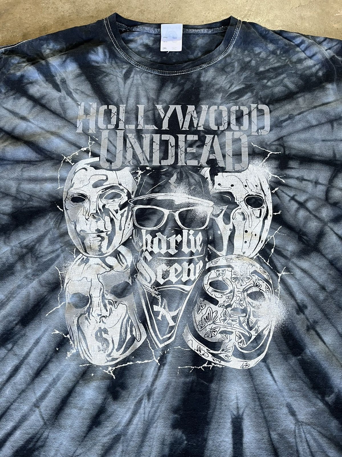 Band Tees Hollywood Undead Tie Dye Tee Size US XXL / EU 58 / 5 - 2 Thumbnail