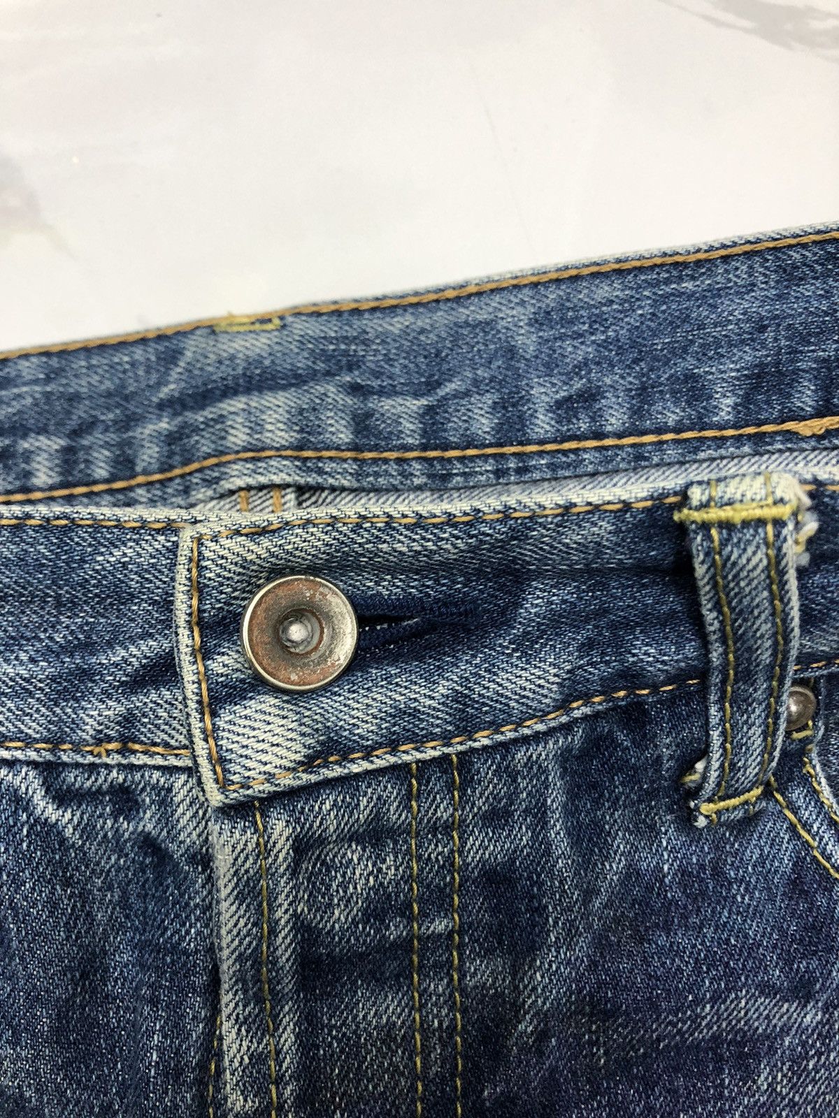 Sugar Cane Vintage Journal Standard Selvedge Jeans Distressed Denim Size US 30 / EU 46 - 12 Thumbnail