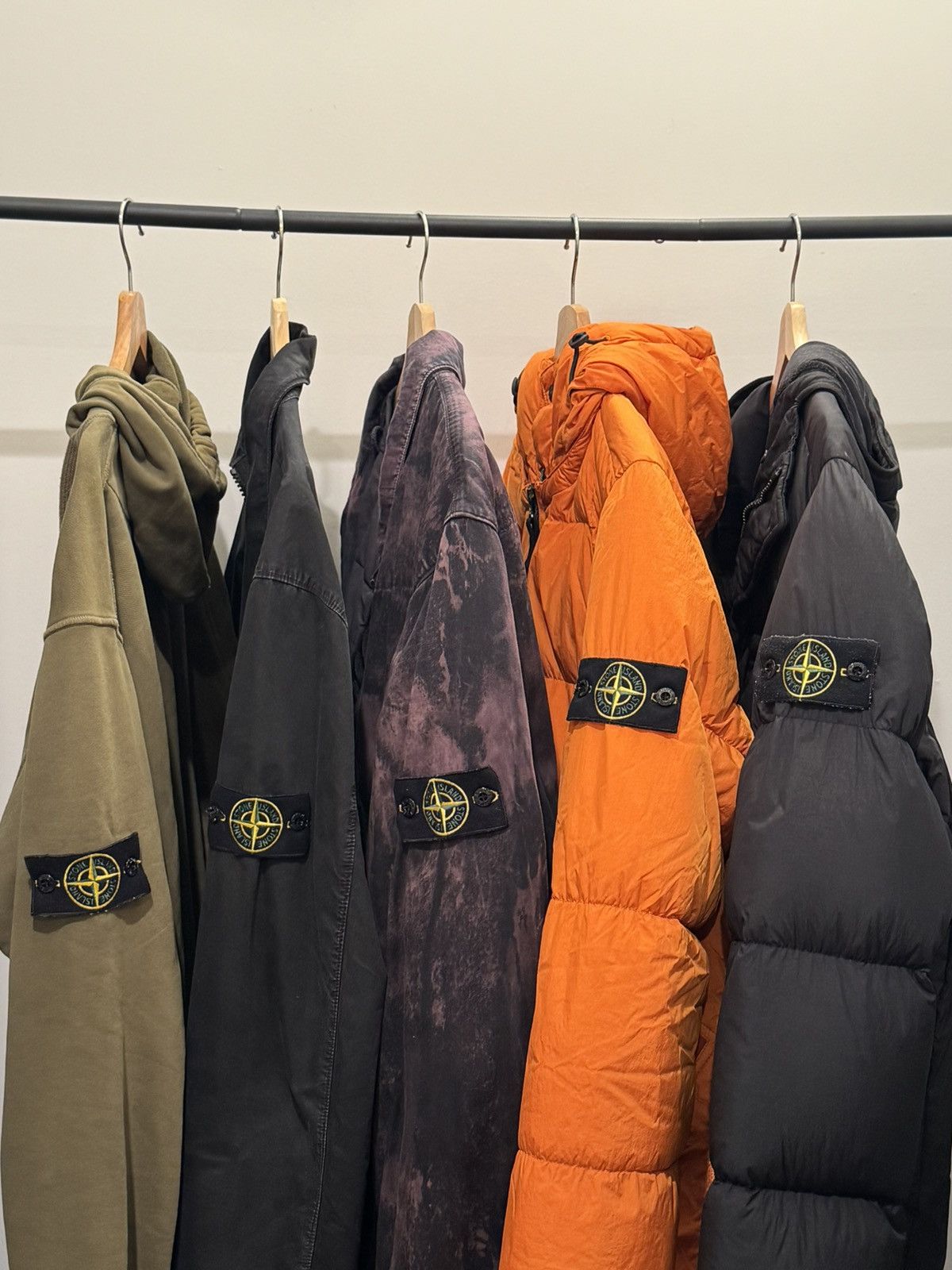 Stone Island Stone Island Orange Down Garment Dyed Crinkle Reps Jacket Size US M / EU 48-50 / 2 - 11 Thumbnail