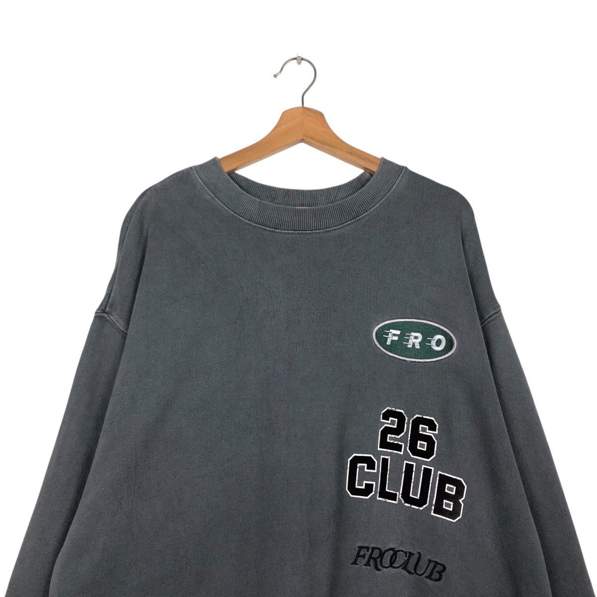 Japanese Brand 📌Vintage Sweatshirt Fro Spaduba Club Big Logo Embroidered Size US L / EU 52-54 / 3 - 4 Thumbnail