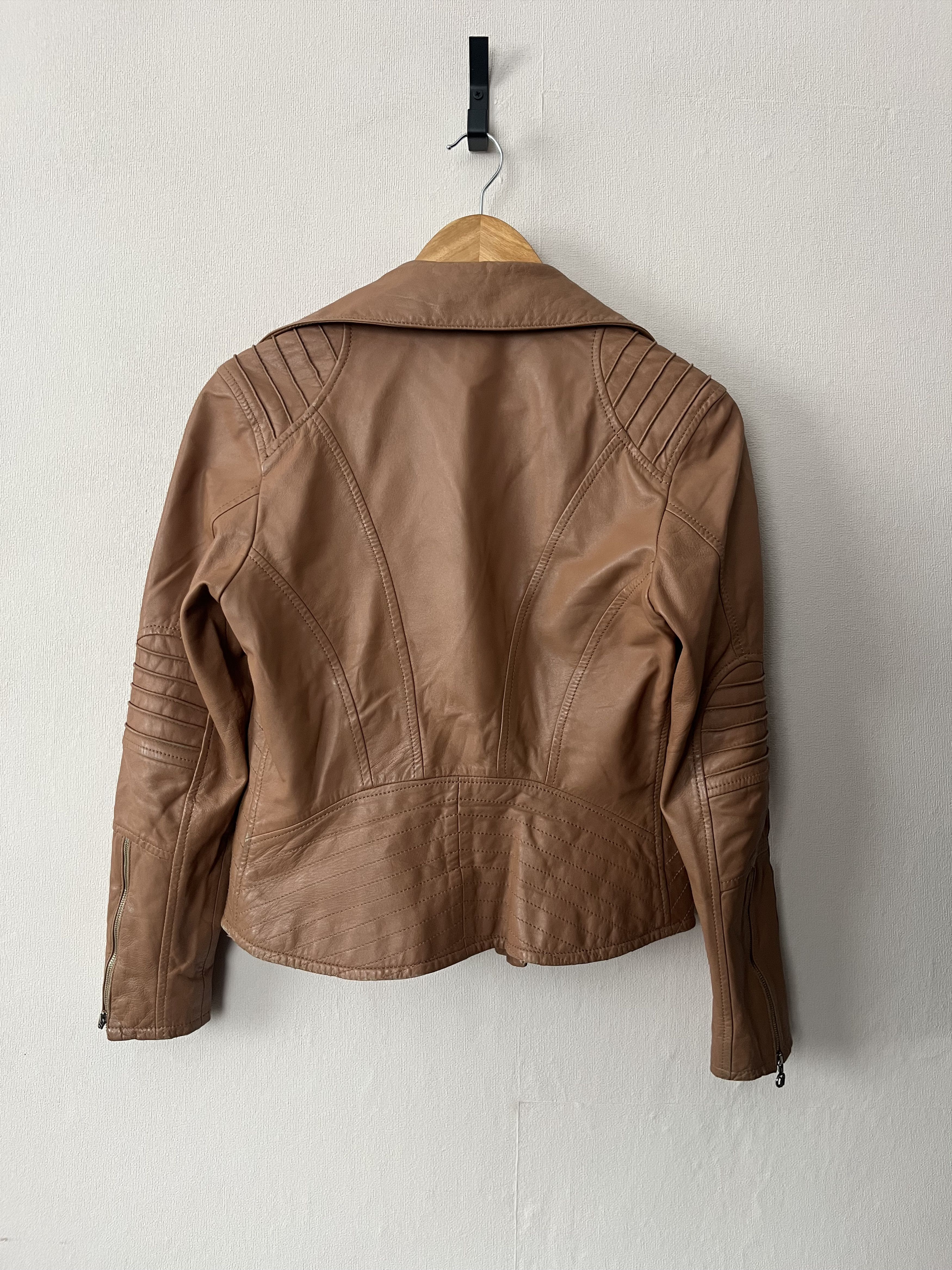 Versace Jeans Couture VERSACE Jeans Couture Leather Biker Jacket Full Zip Size XS / US 0-2 / IT 36-38 - 16 Thumbnail