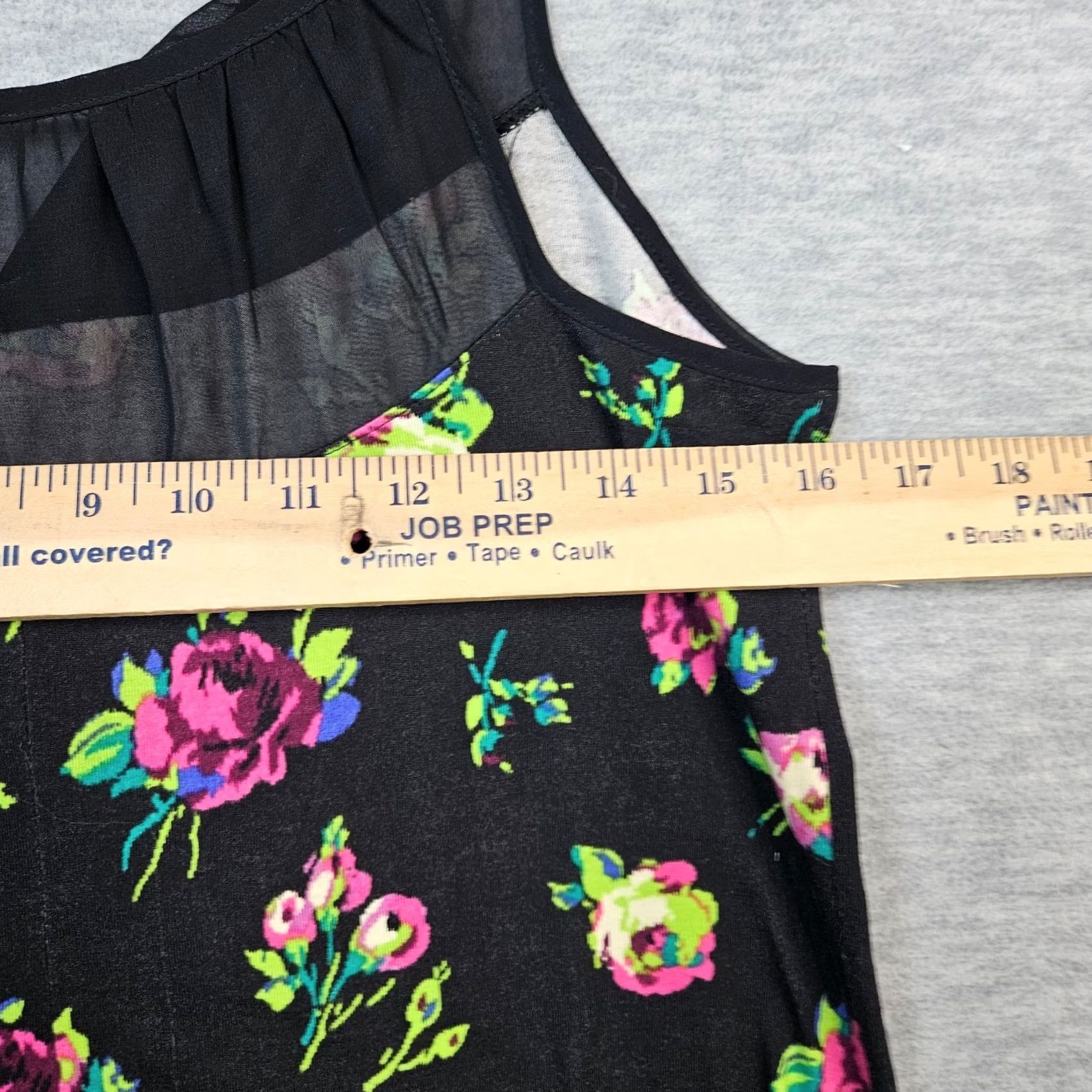 Betsey Johnson Betsey Johnson Women's Floral Sleeveless Tank Top M Multicolor V-Neck Casual Short Pullover Shirt/Top Size M / US 6-8 / IT 42-44 - 7 Thumbnail