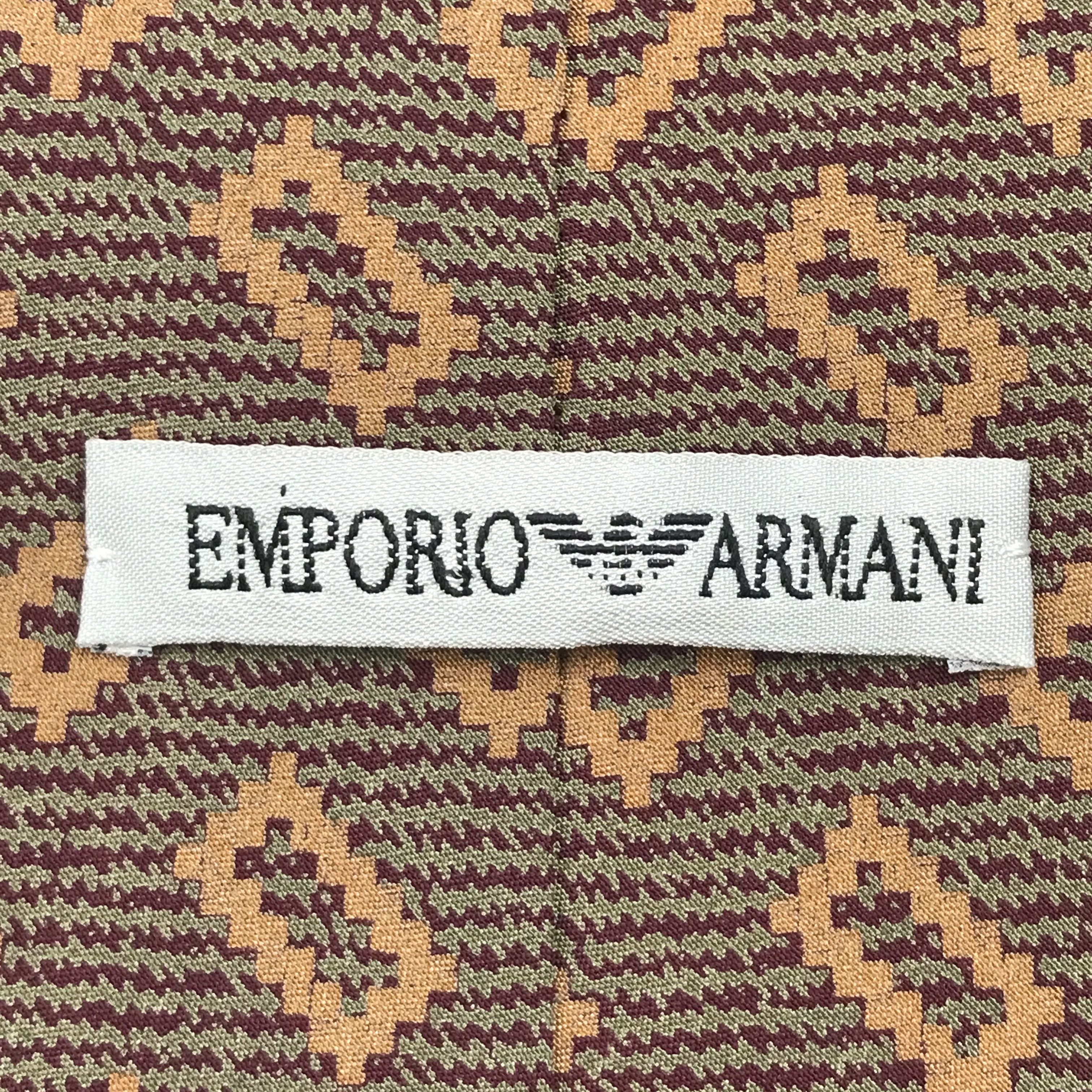Emporio Armani × Vintage Vintage Emporio Armani Silk Necktie Size ONE SIZE - 6 Thumbnail