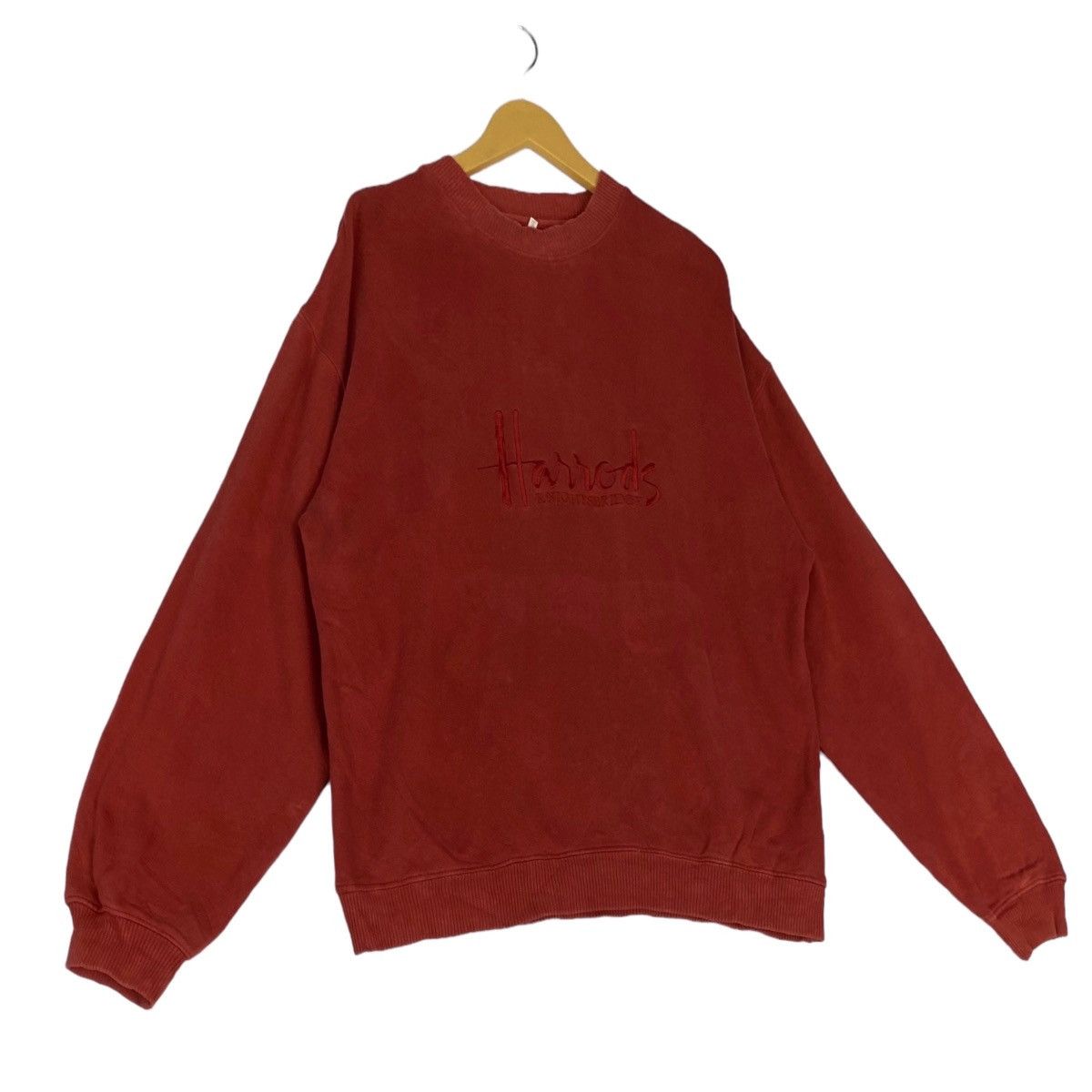 Harrods × Vintage Vintage Harrods Sweatshirt Crewneck Embroidered Big Logo Size US L / EU 52-54 / 3 - 3 Thumbnail