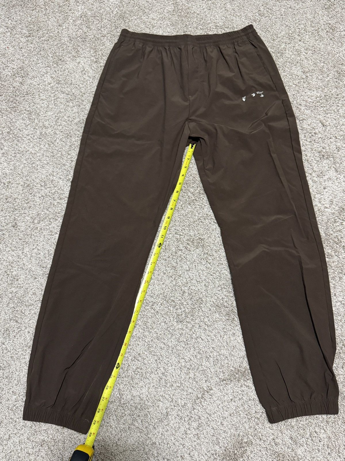 Off-White Off-White Logo Casual Joggers Brown Size US 32 / EU 48 - 5 Thumbnail