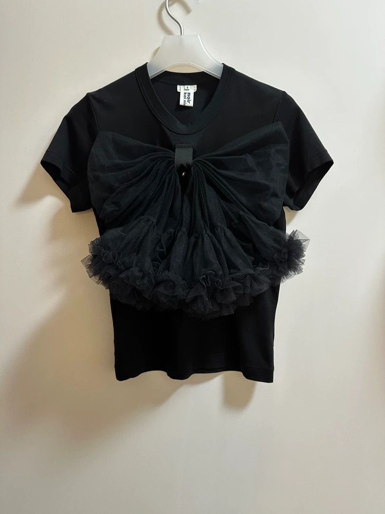 Comme des Garcons Comme des Garcons 20SS Tulle Decor Tee - dmc Size US S / EU 44-46 / 1 - 1 Thumbnail
