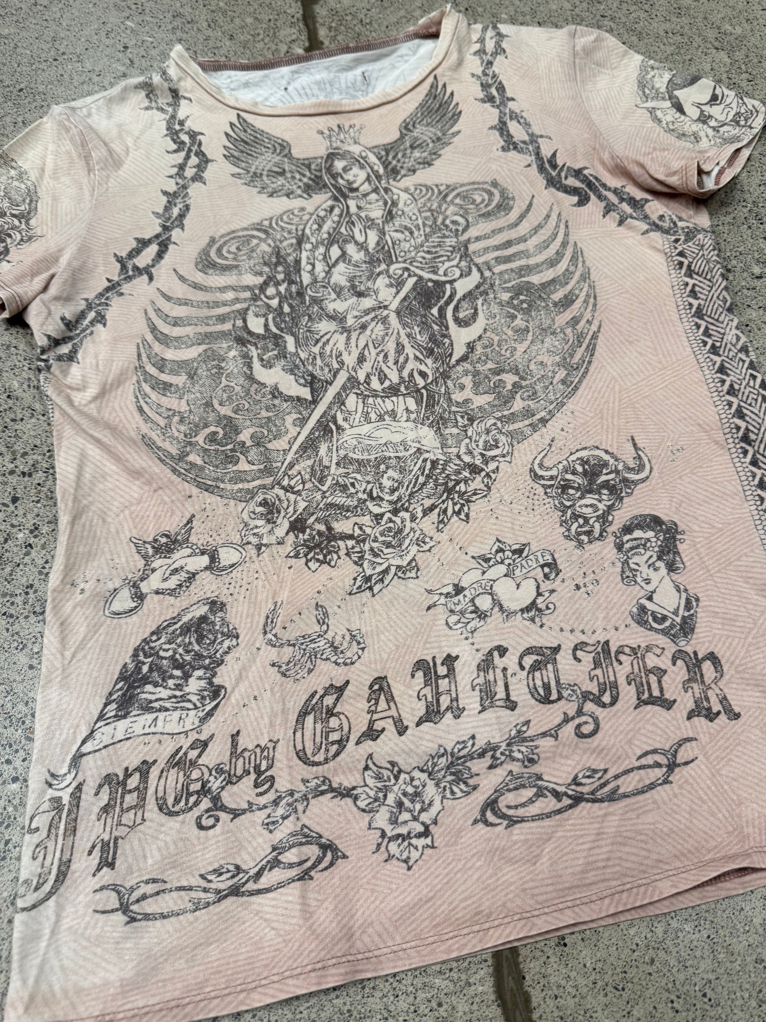 Jean Paul Gaultier SS2004 Jean Paul Gaultier ‘Guadalupe’ Short Sleeve Shirt Size US M / EU 48-50 / 2 - 2 Thumbnail