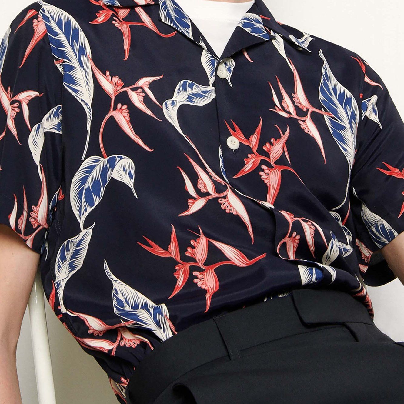 Sandro FREE SHIPPING!! - Hawaii Aloha Shirt Size US M / EU 48-50 / 2 - 5 Thumbnail